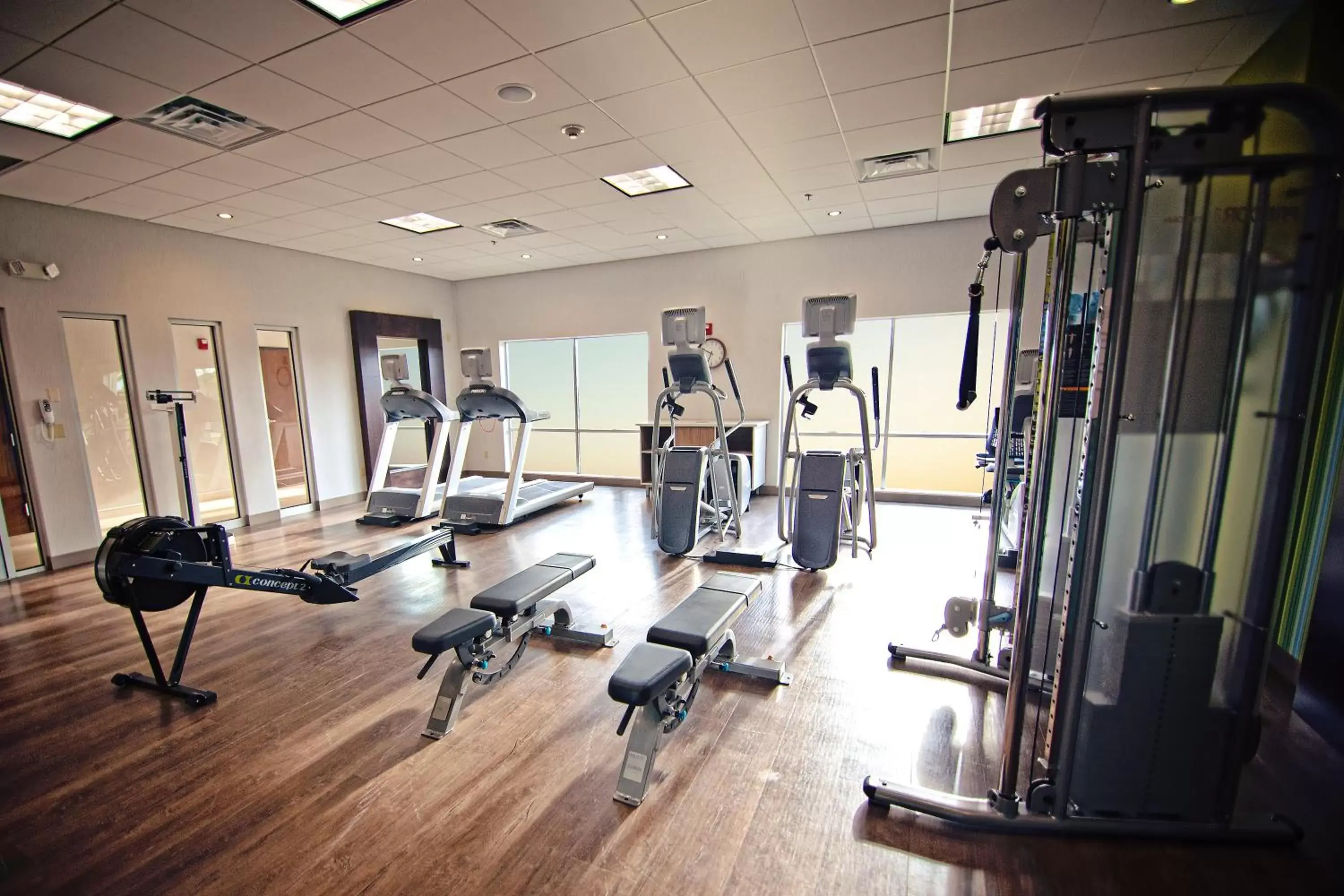 Fitness centre/facilities, Fitness Center/Facilities in Holiday Inn Express & Suites - McAllen - Medical Center Area, an IHG Hotel