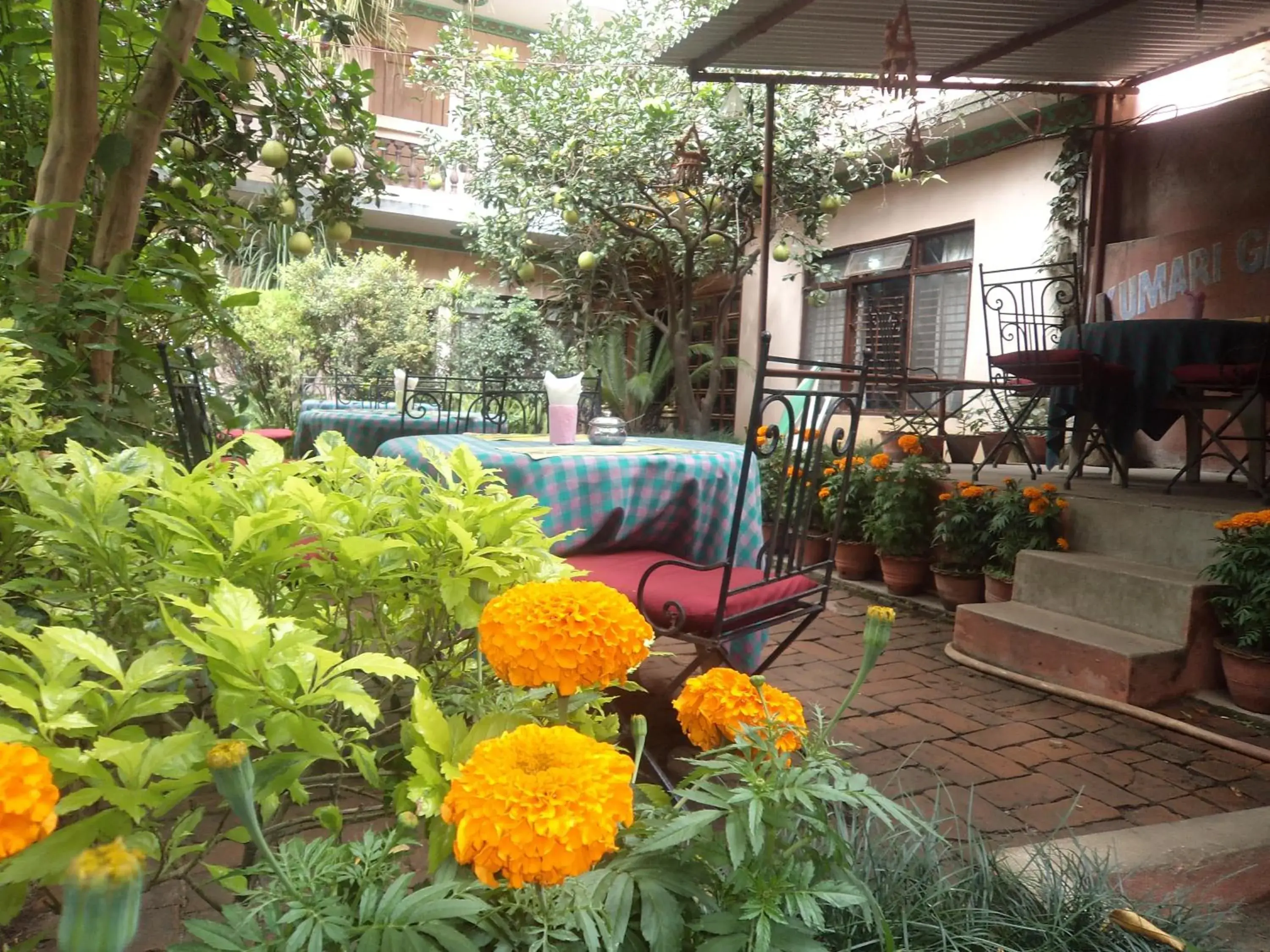 Restaurant/places to eat, Patio/Outdoor Area in Hotel Metropolitan Kantipur