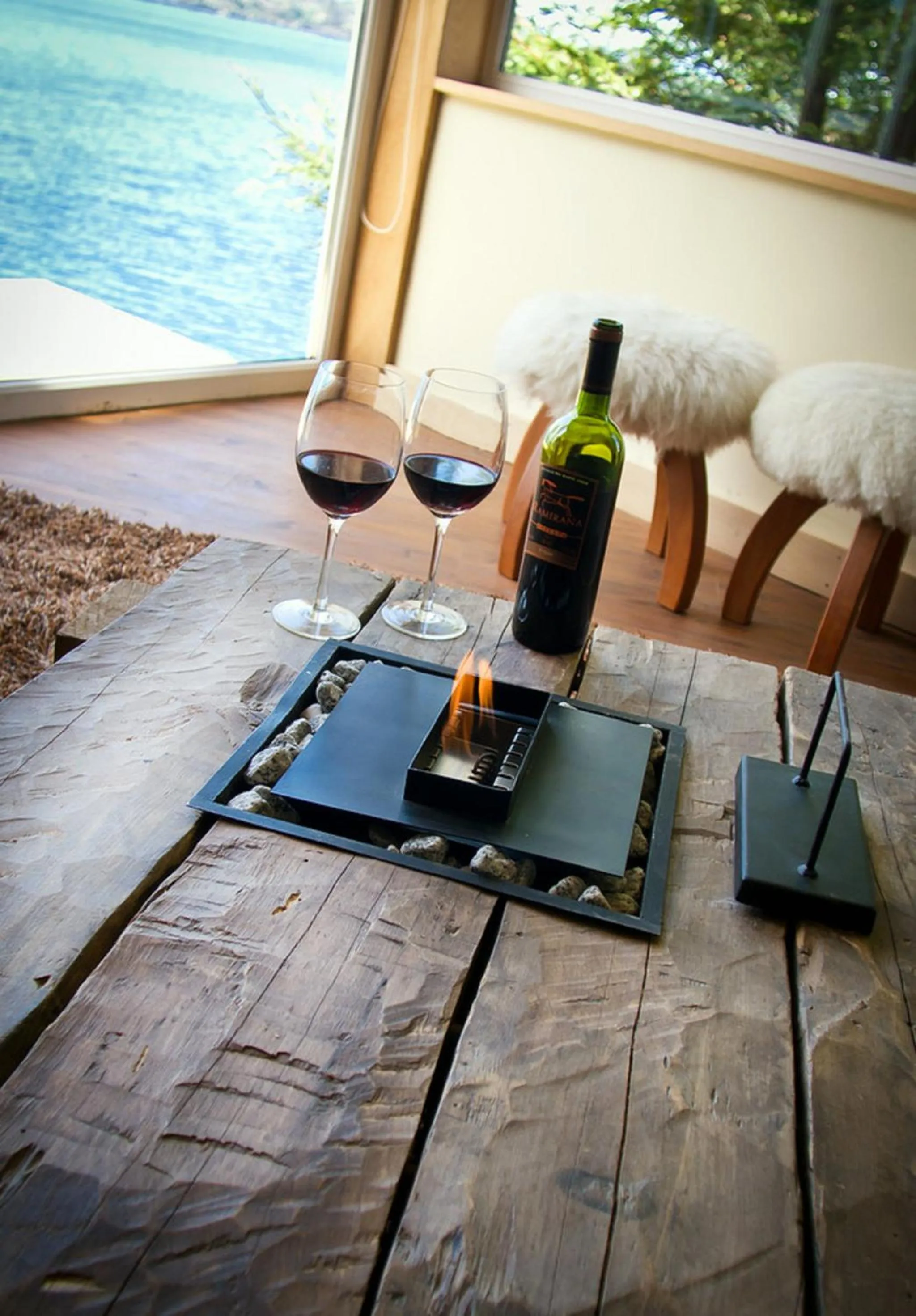 Living room in Hotel Cabaña Del Lago Puerto Varas