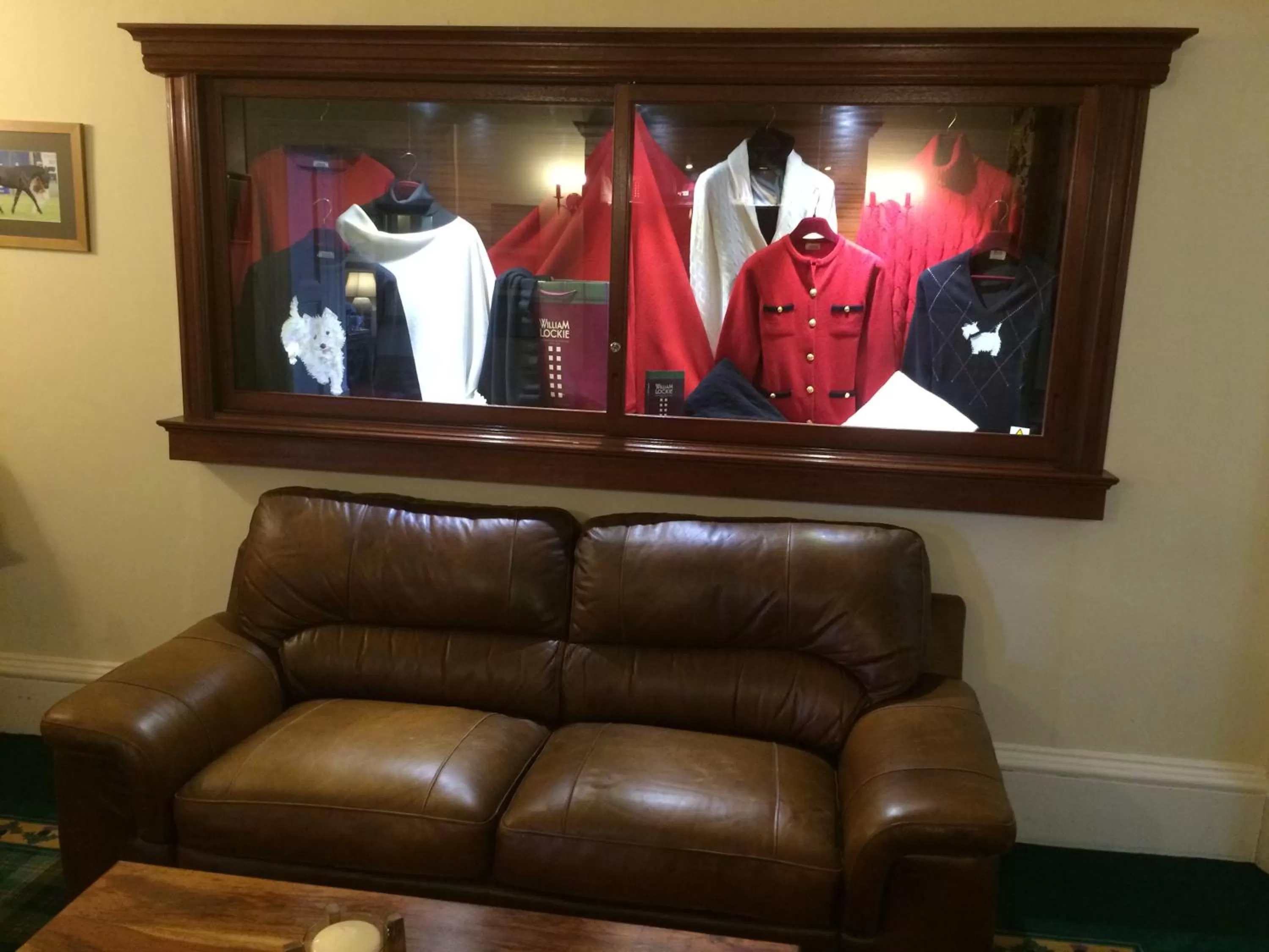 Seating area in Mansfield House Hotel