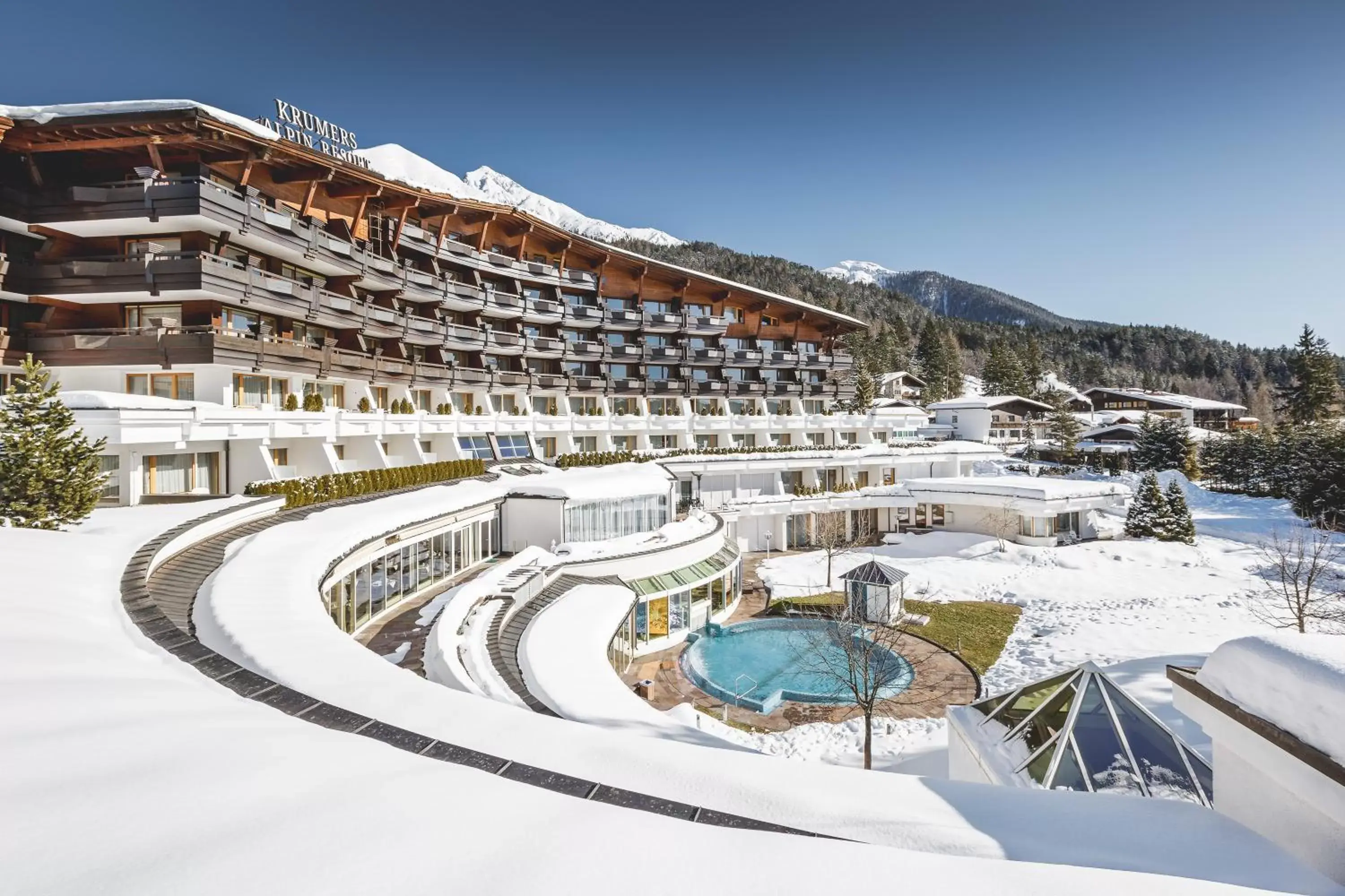 Facade/entrance, Swimming Pool in Krumers Alpin – Your Mountain Oasis