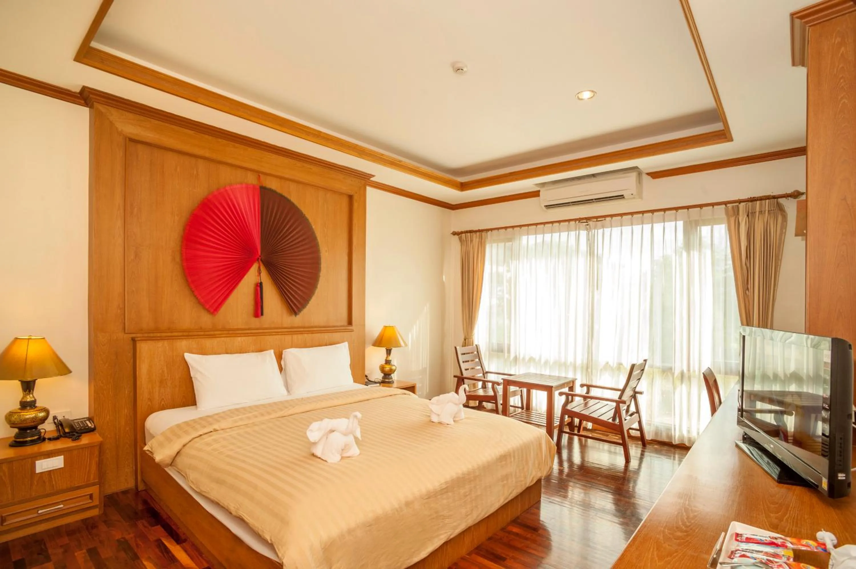 Bed in Blues River Resort