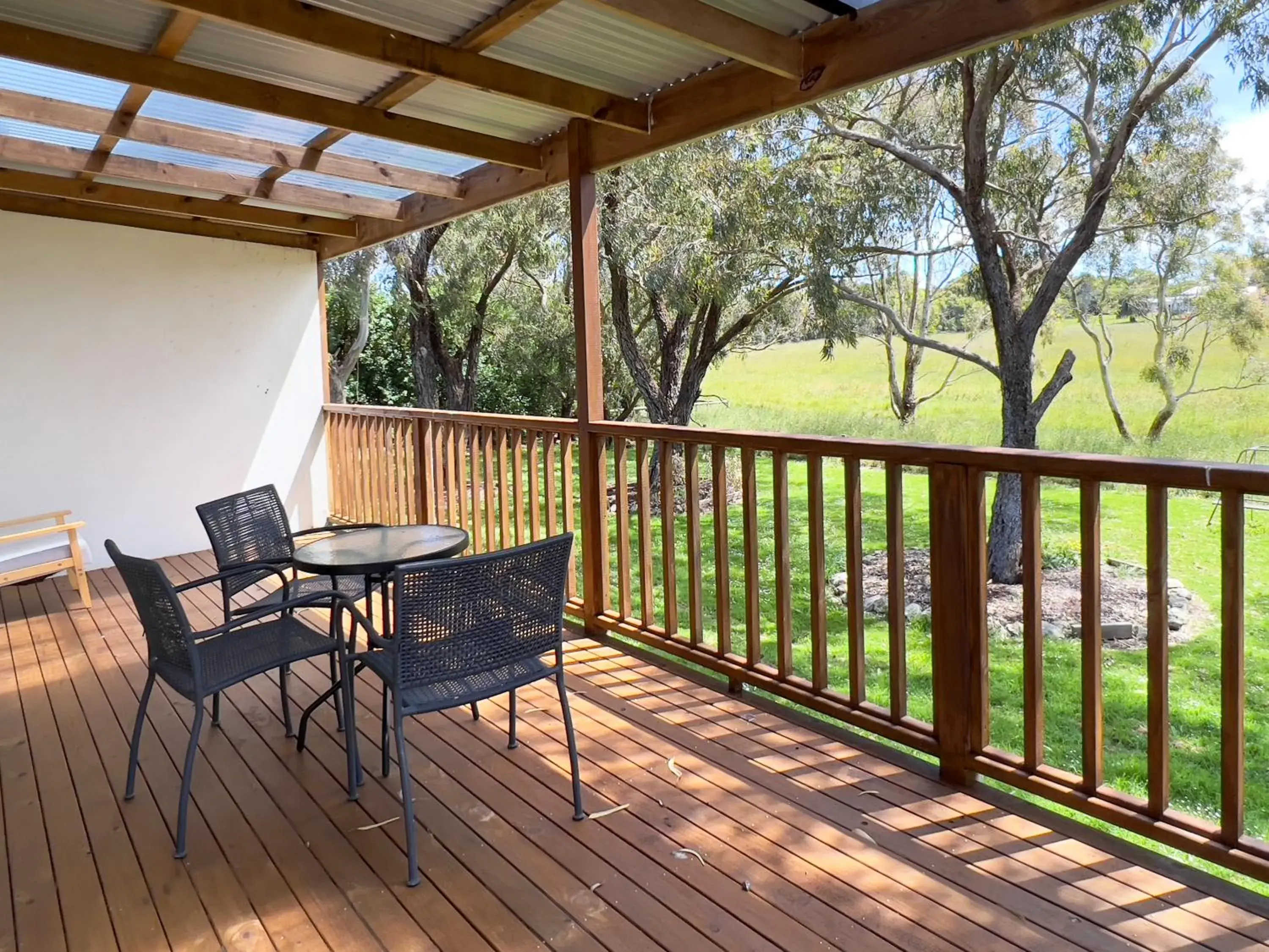 View (from property/room), Balcony/Terrace in A1 Motels and Apartments Port Fairy