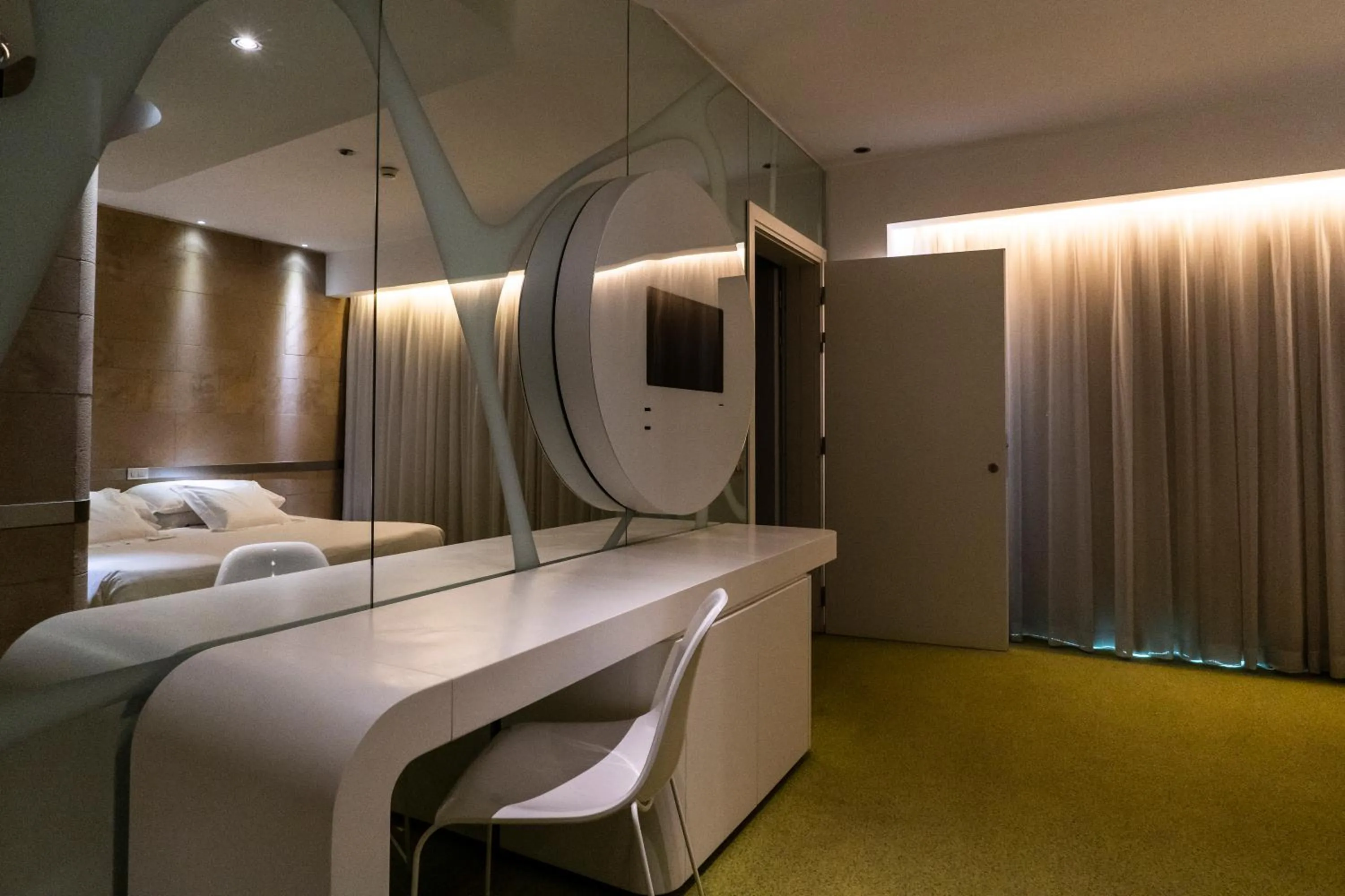 Seating area, Bed in A Point Arezzo Park Hotel