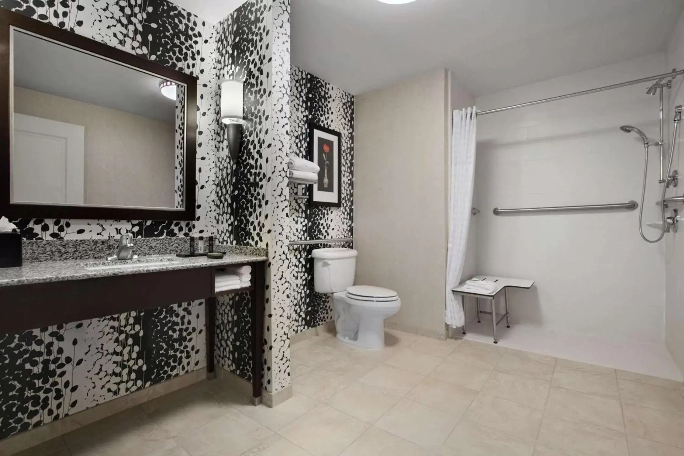 Bathroom in Embassy Suites Buffalo