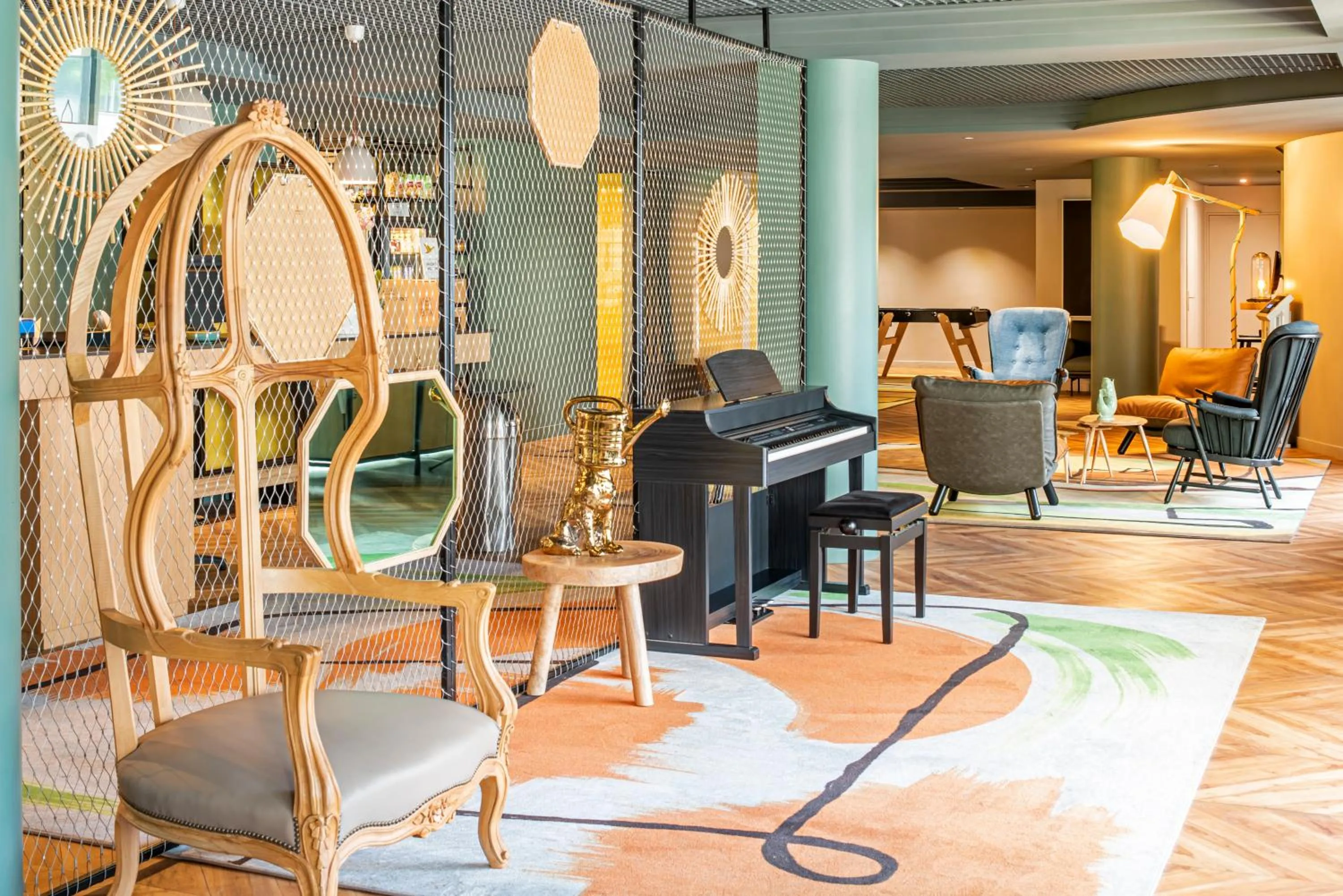 Living room in Aparthotel Adagio Porte de Versailles