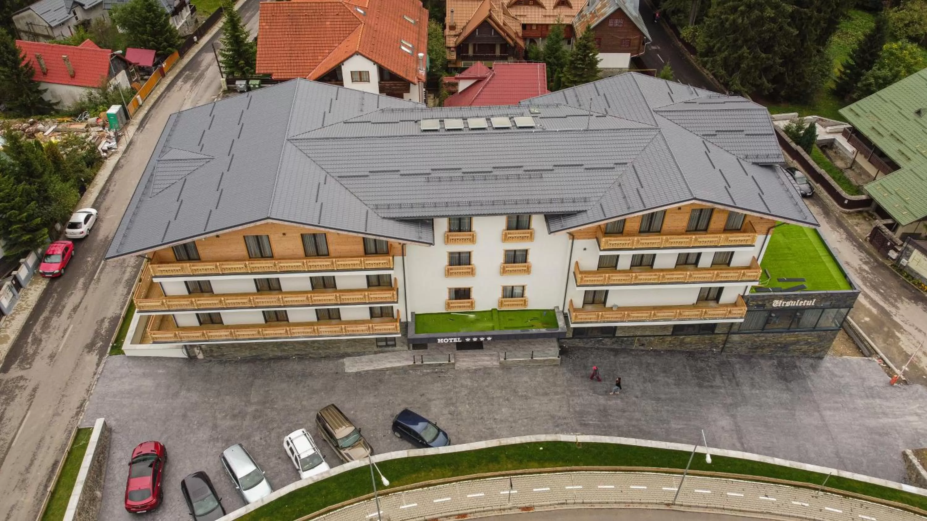 Bird's eye view in Ursuletul Predeal