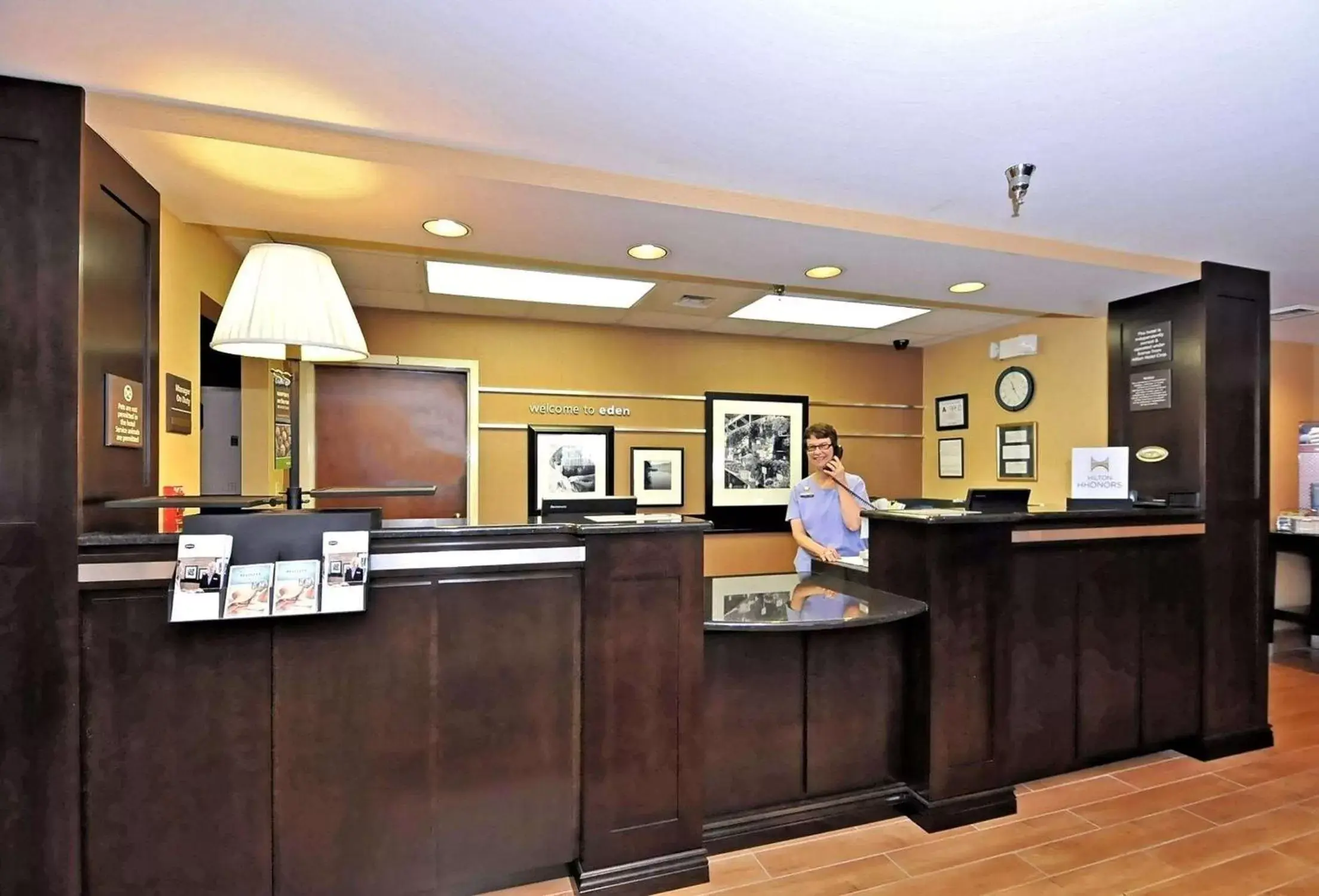 Lobby or reception in Hampton Inn Eden Lobby or reception in Hampton Inn Eden