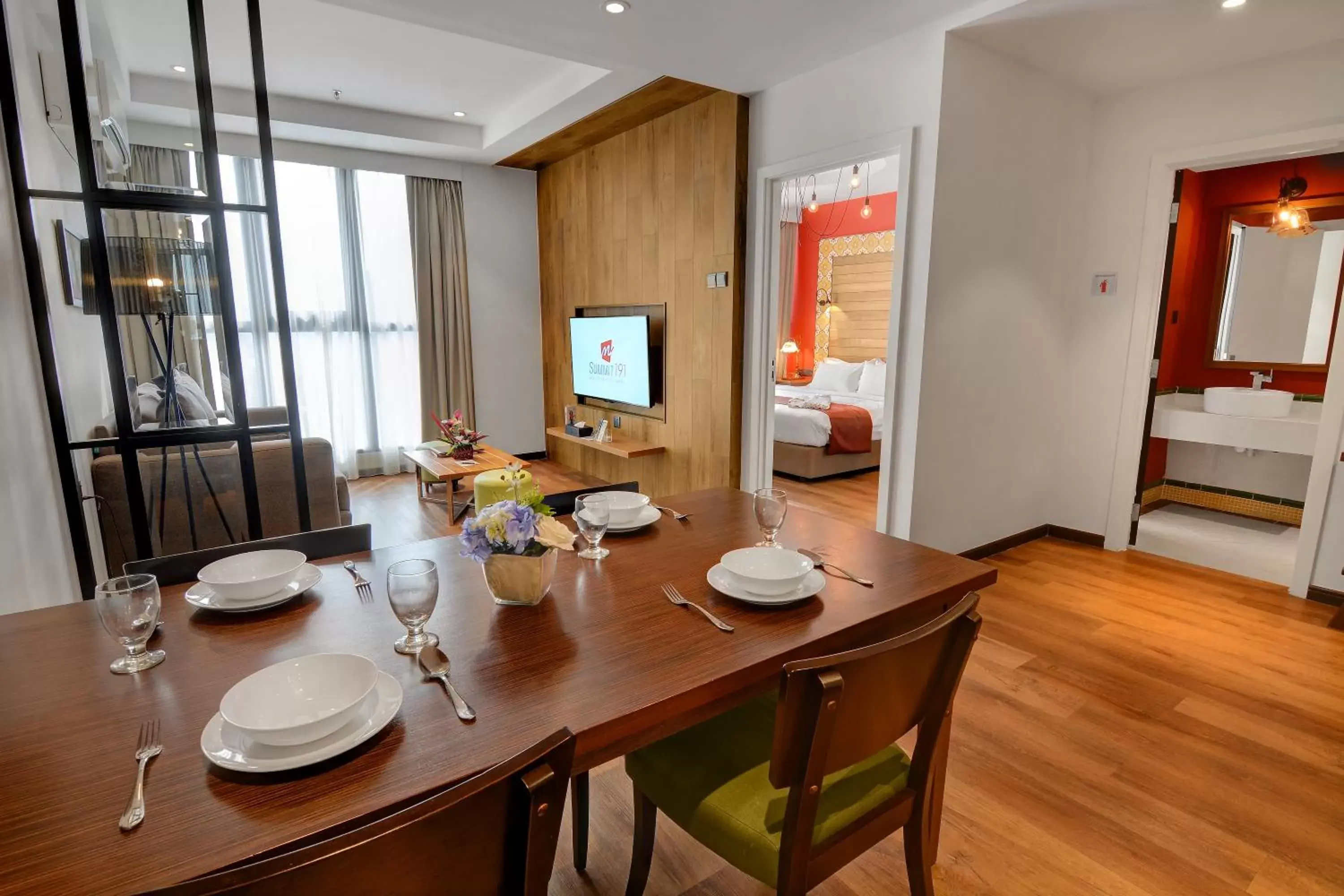 Bathroom, Dining Area in The Granite Luxury Hotel Penang