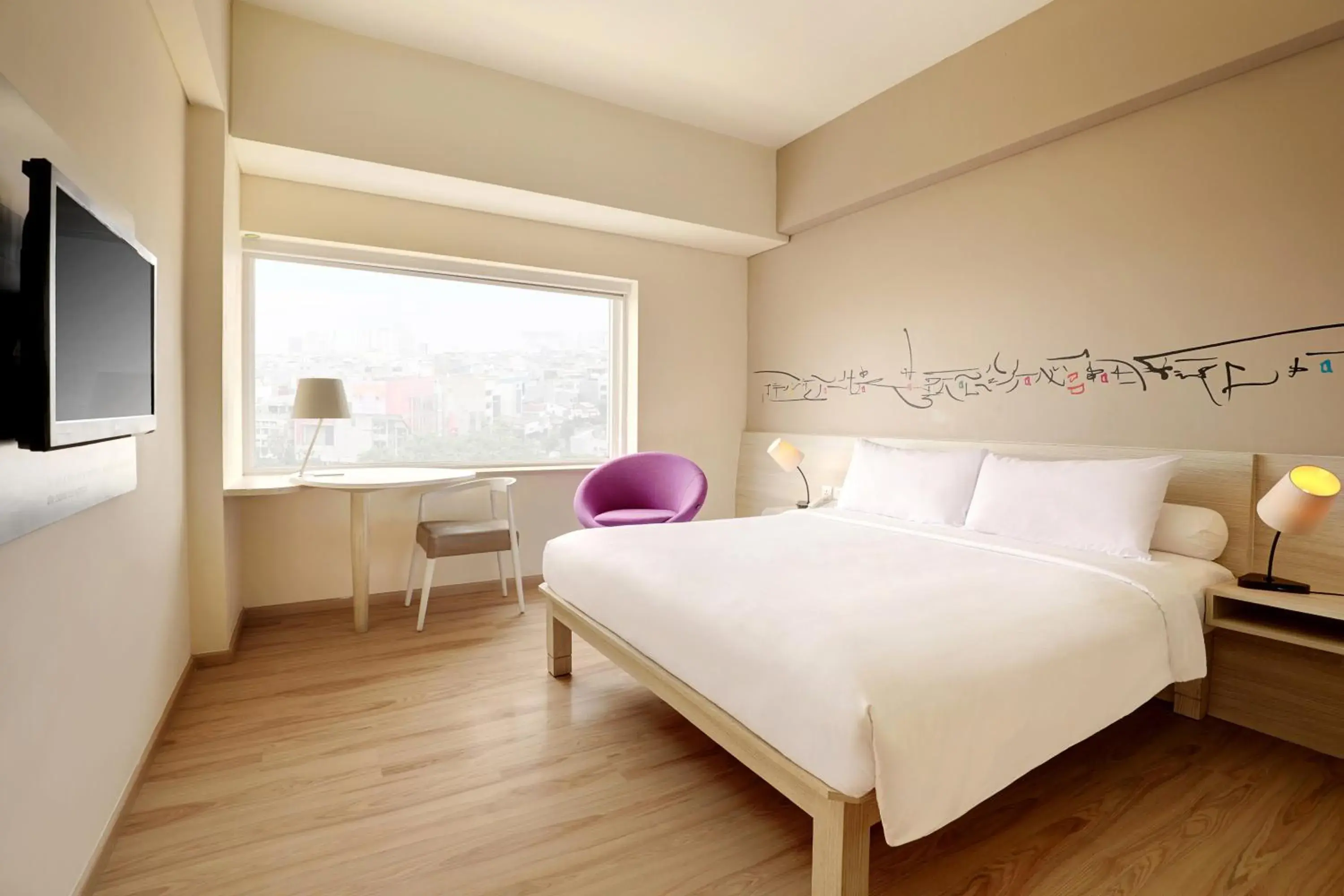 Bed in ibis Styles Jakarta Gajah Mada Bed in ibis Styles Jakarta Gajah Mada