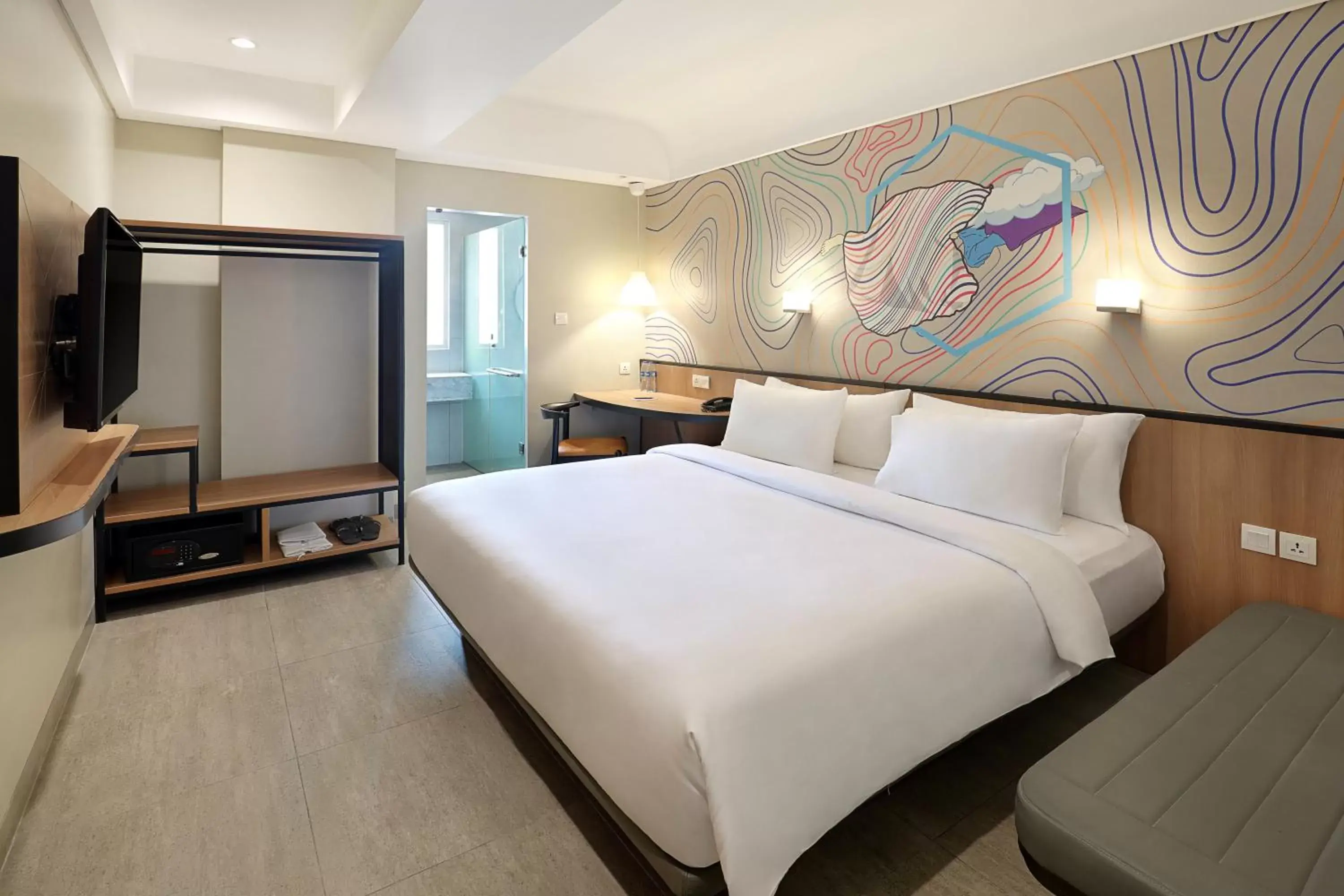 Property building, Bed in Swiss-Belinn Wahid Hasyim Property building, Bed in Swiss-Belinn Wahid Hasyim