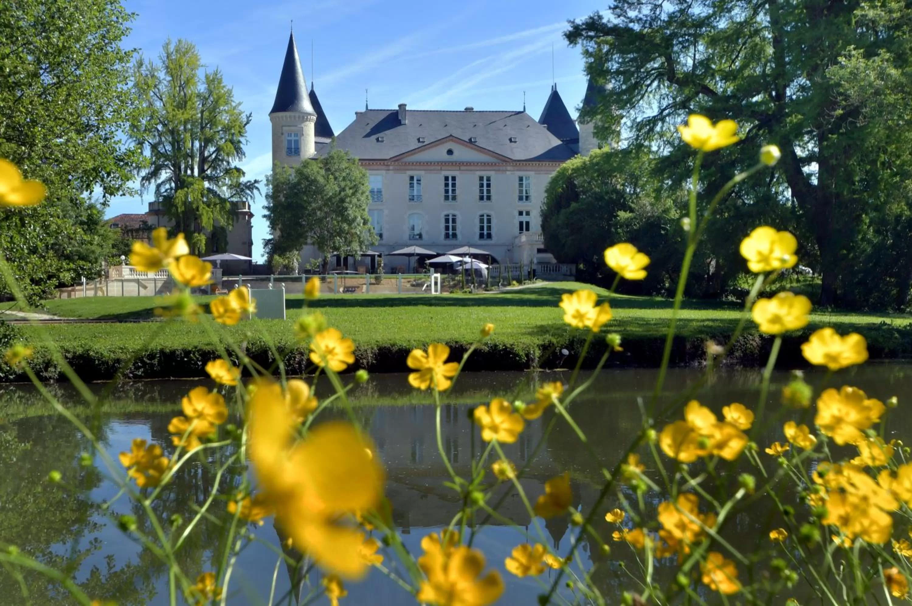 Property building in Logis Hotels - Château Saint Marcel