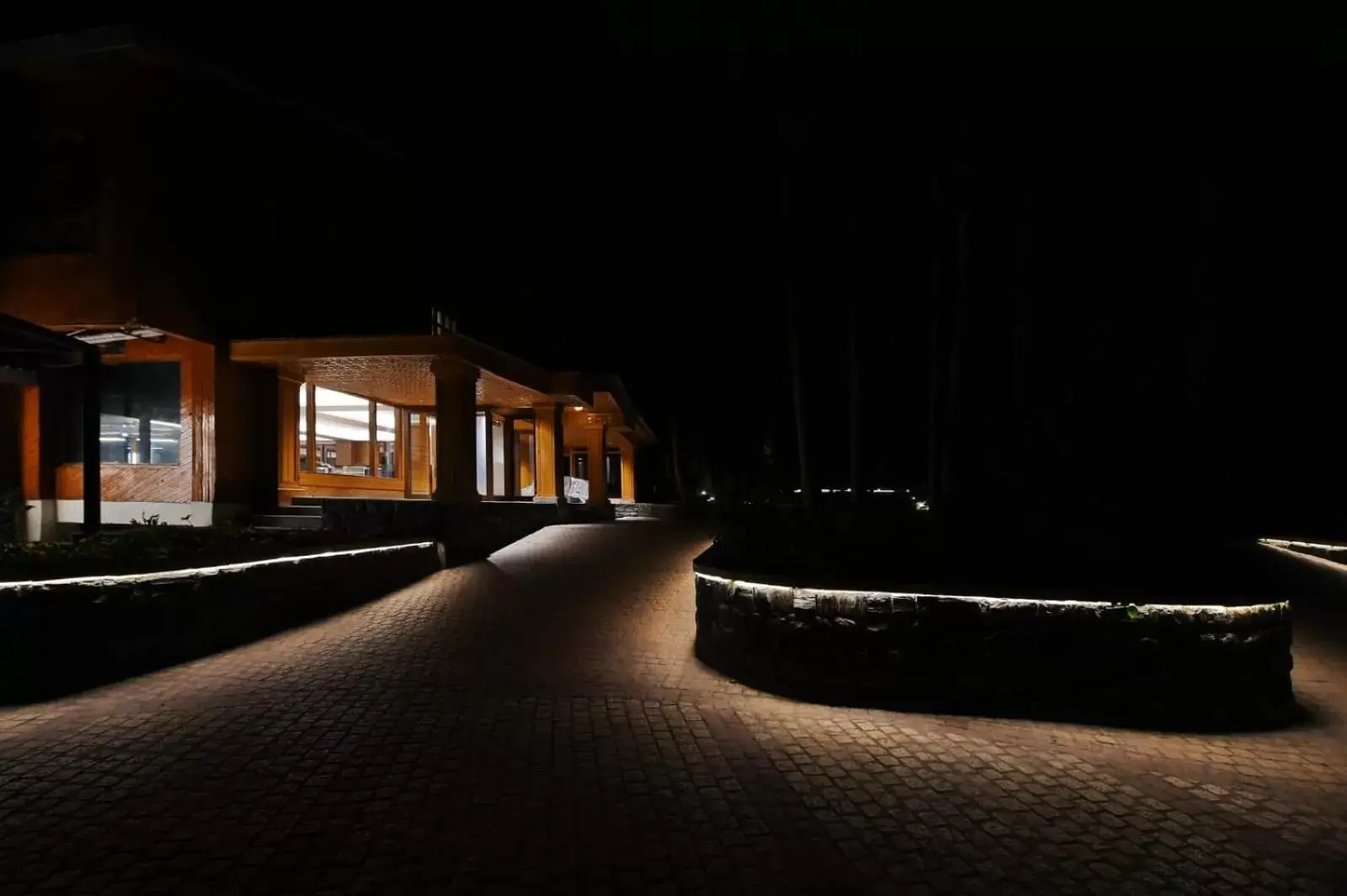 Night, Property Building in Radisson Golf Resort Pahalgam