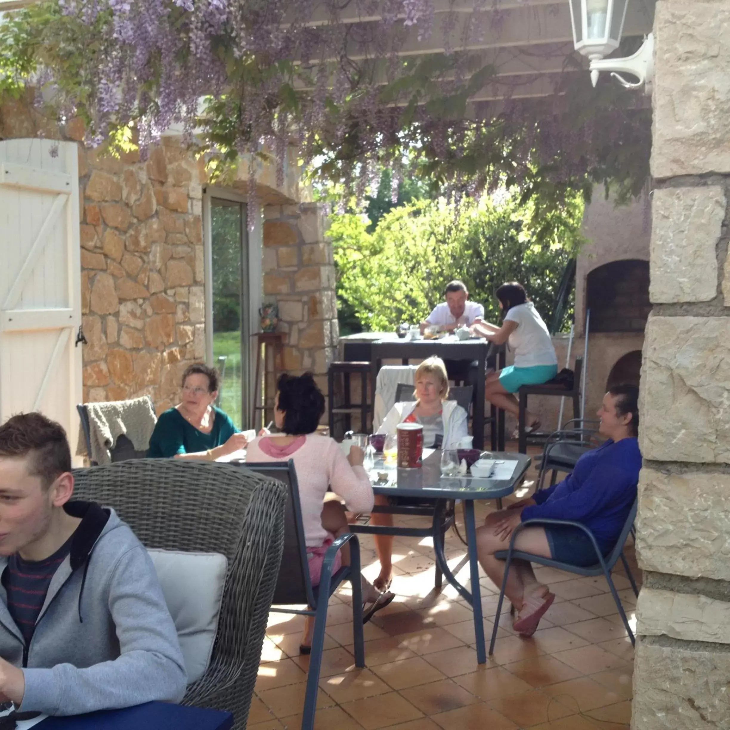 Balcony/Terrace, Restaurant/Places to Eat in Bastide de l'Ovalie