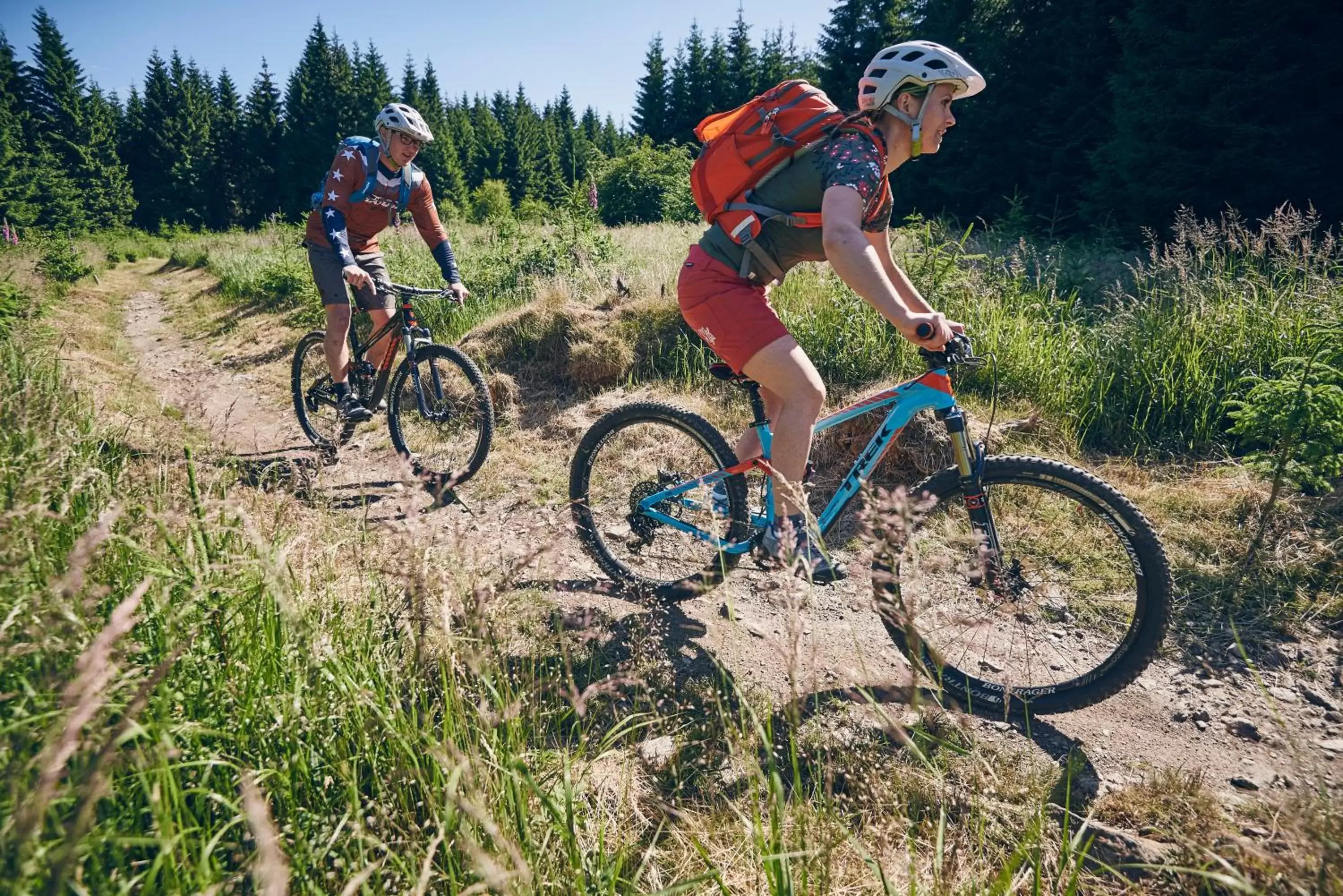 Off site, Biking in Sportpark Rabenberg