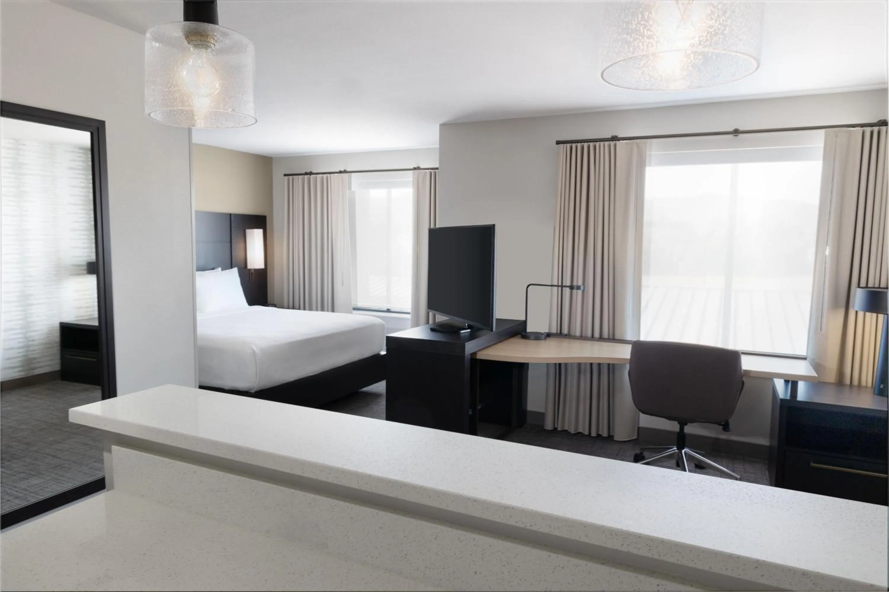 Photo of the whole room, Bed in Residence Inn by Marriott Fairfield Napa