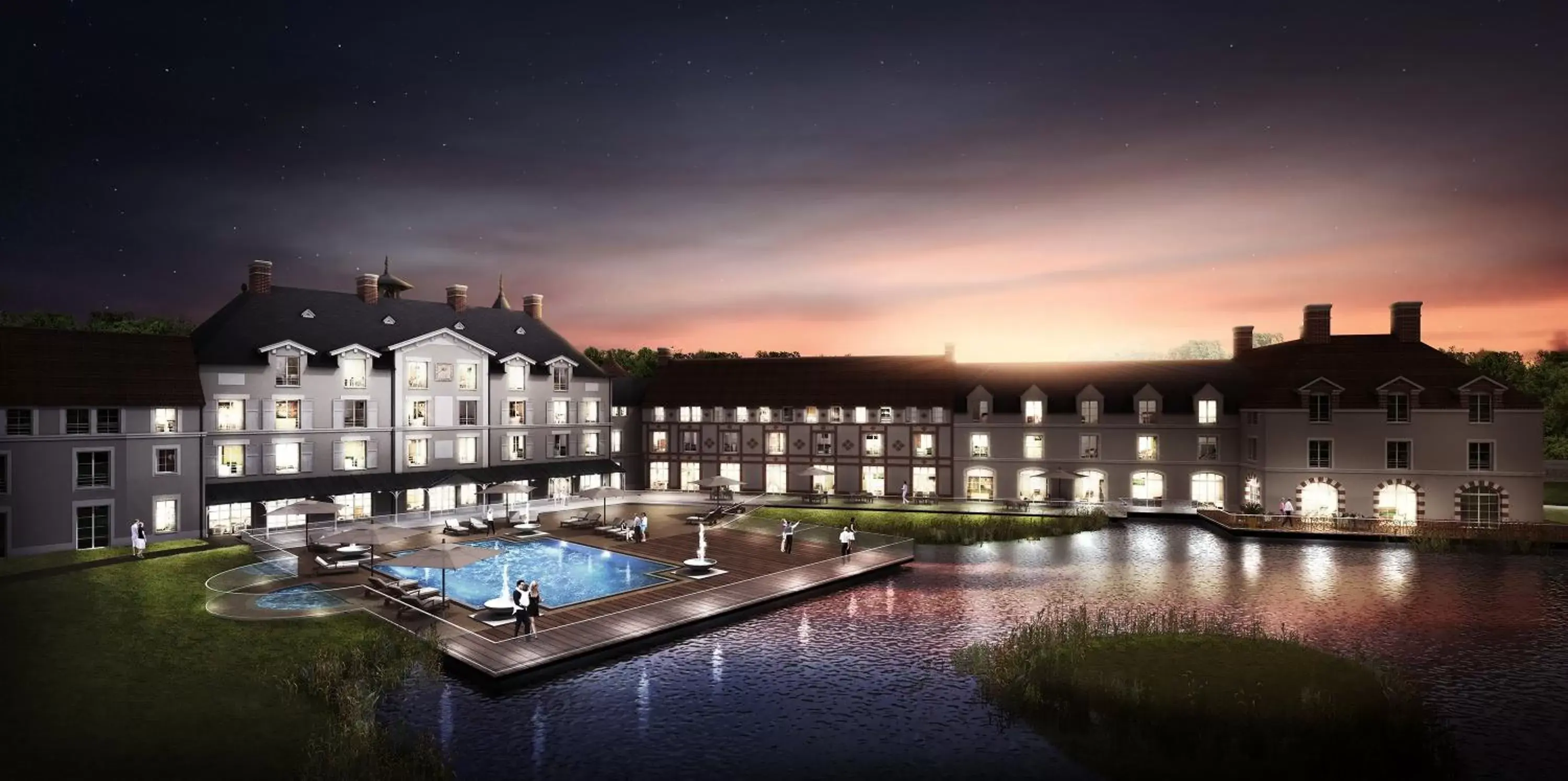 Property building, Swimming Pool in Staycity Aparthotels near Disneyland Paris