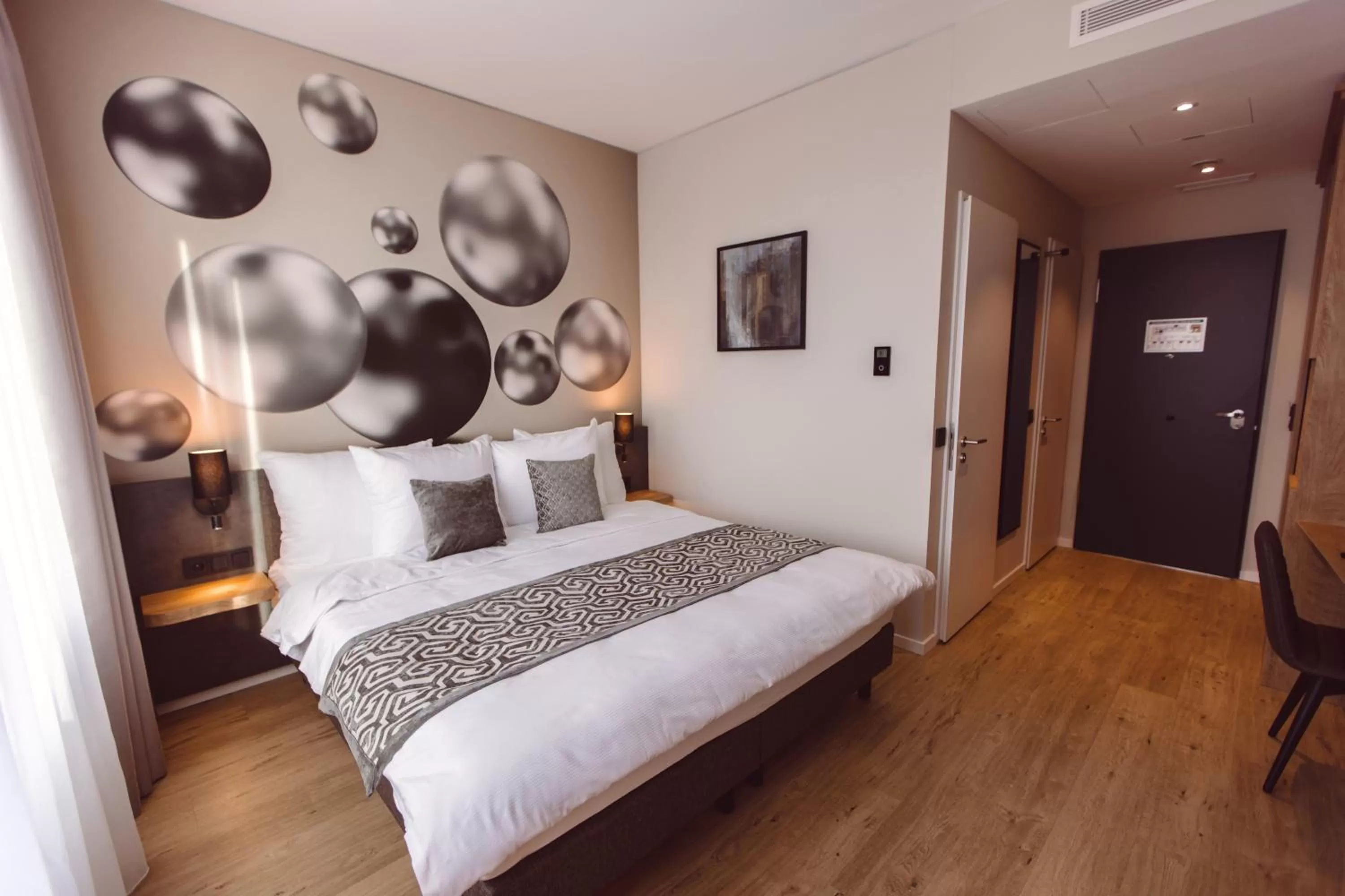 Bed in Hotel Libertas elements pure