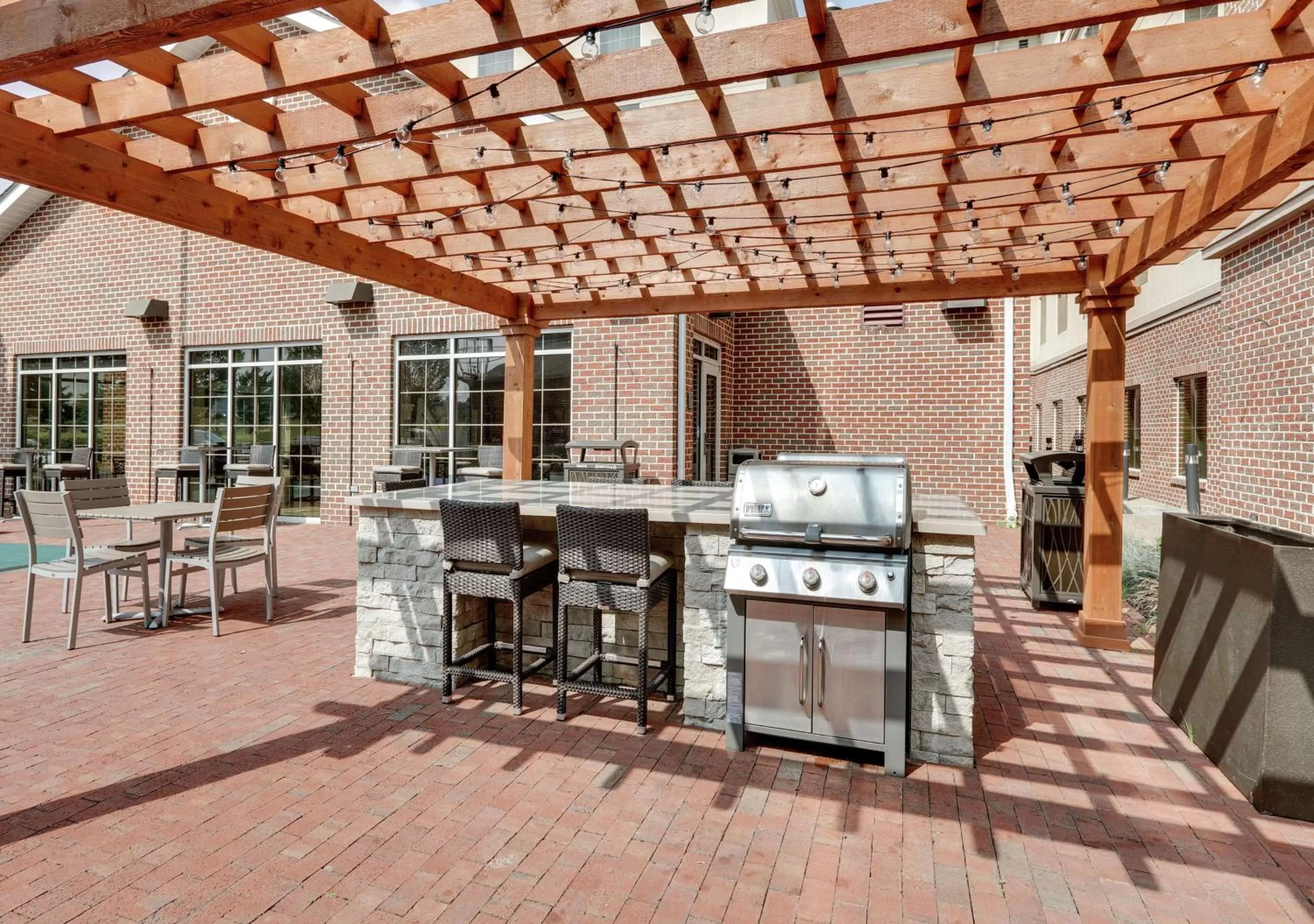 Patio in Homewood Suites Hagerstown