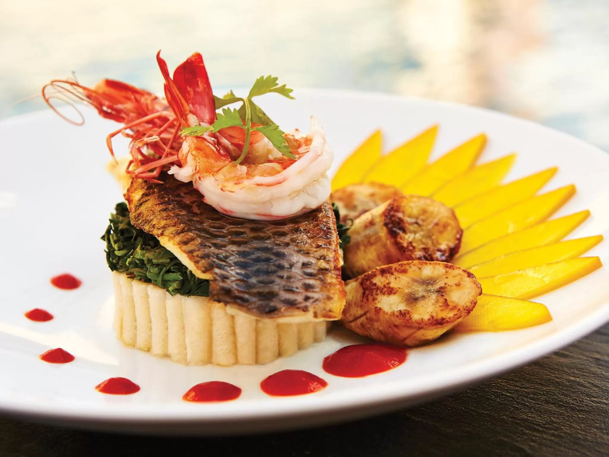 Food close-up in Villa Rosa Kempinski