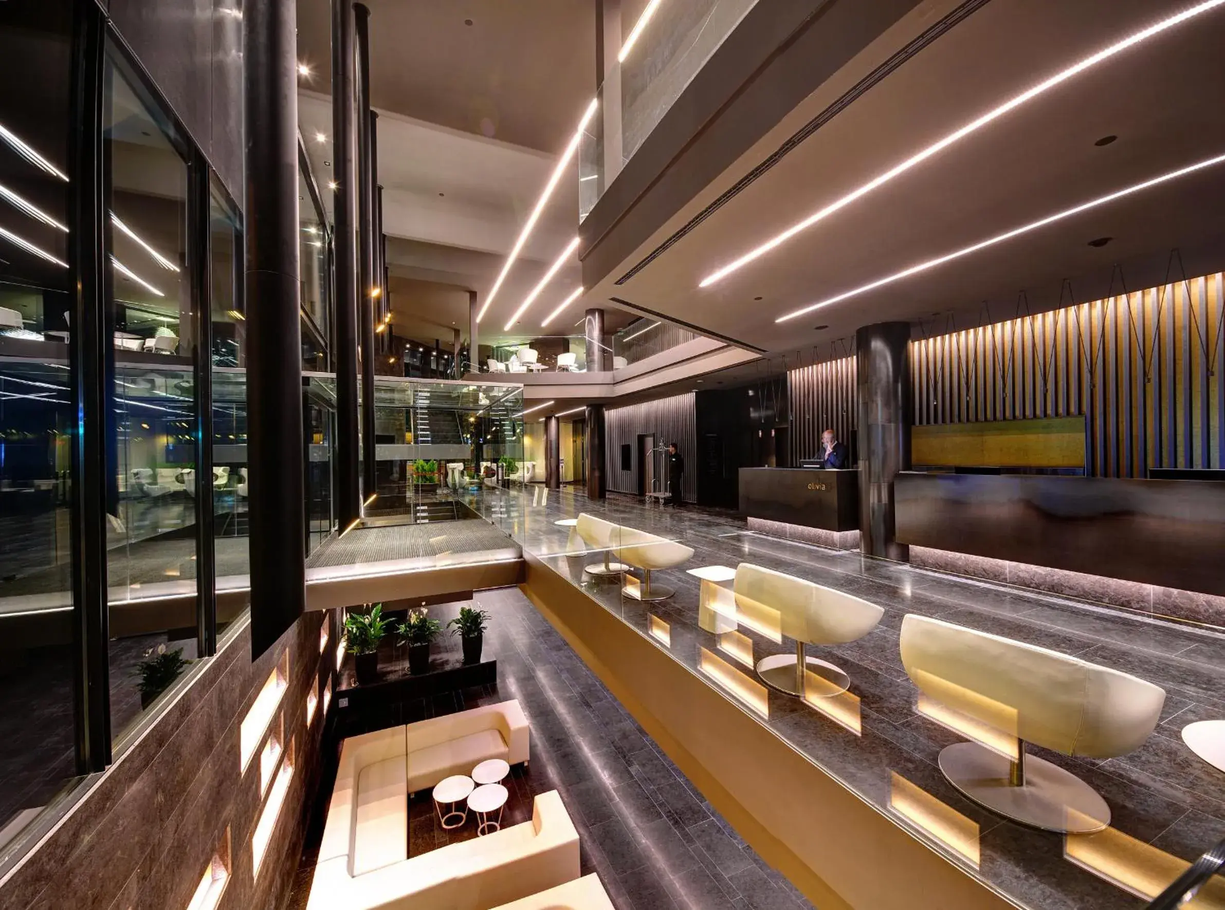Lobby or reception, Restaurant/Places to Eat in Olivia Balmes Hotel