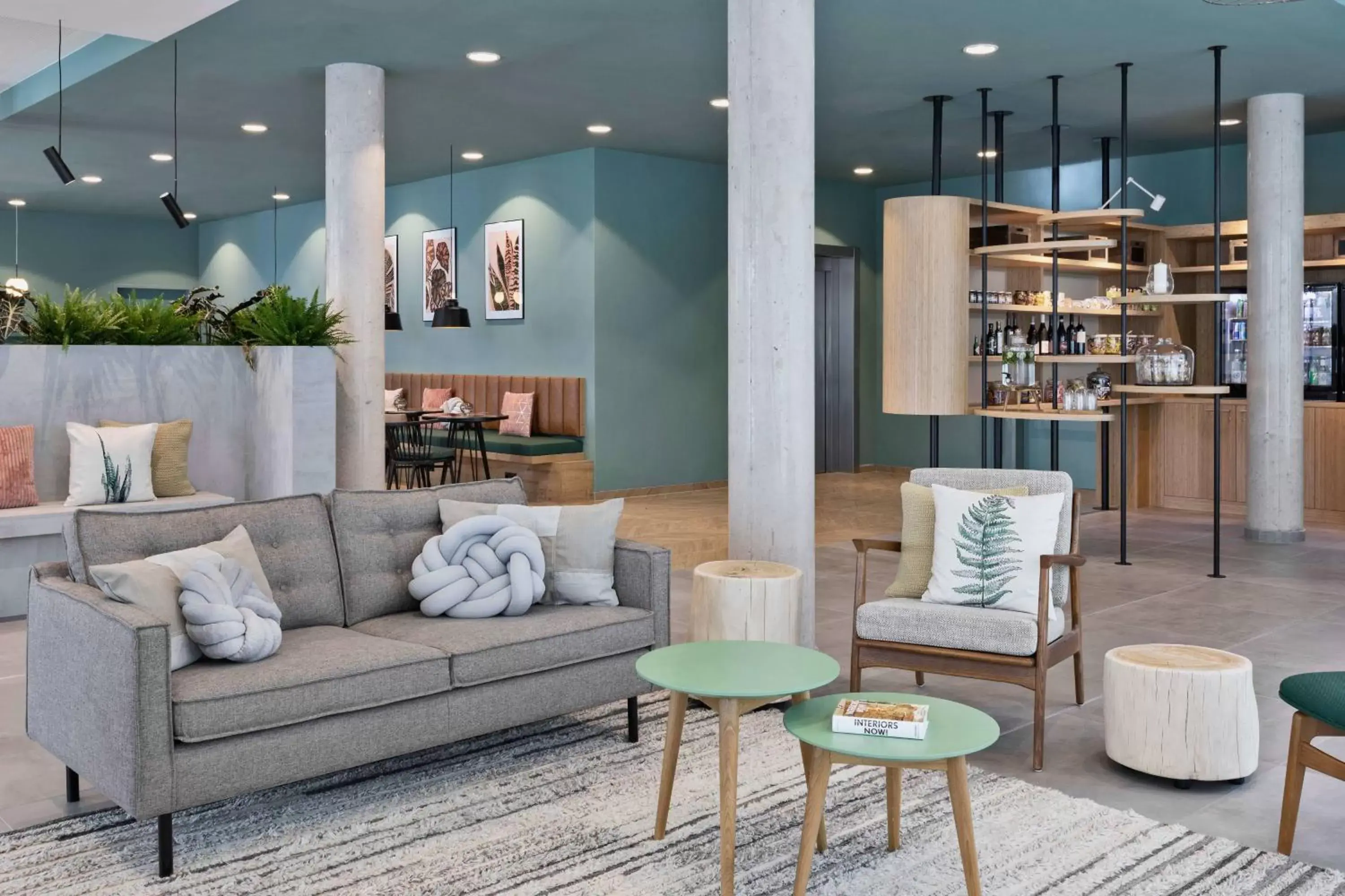 Lobby or reception, Lounge/Bar in Residence Inn by Marriott Hamburg Altona