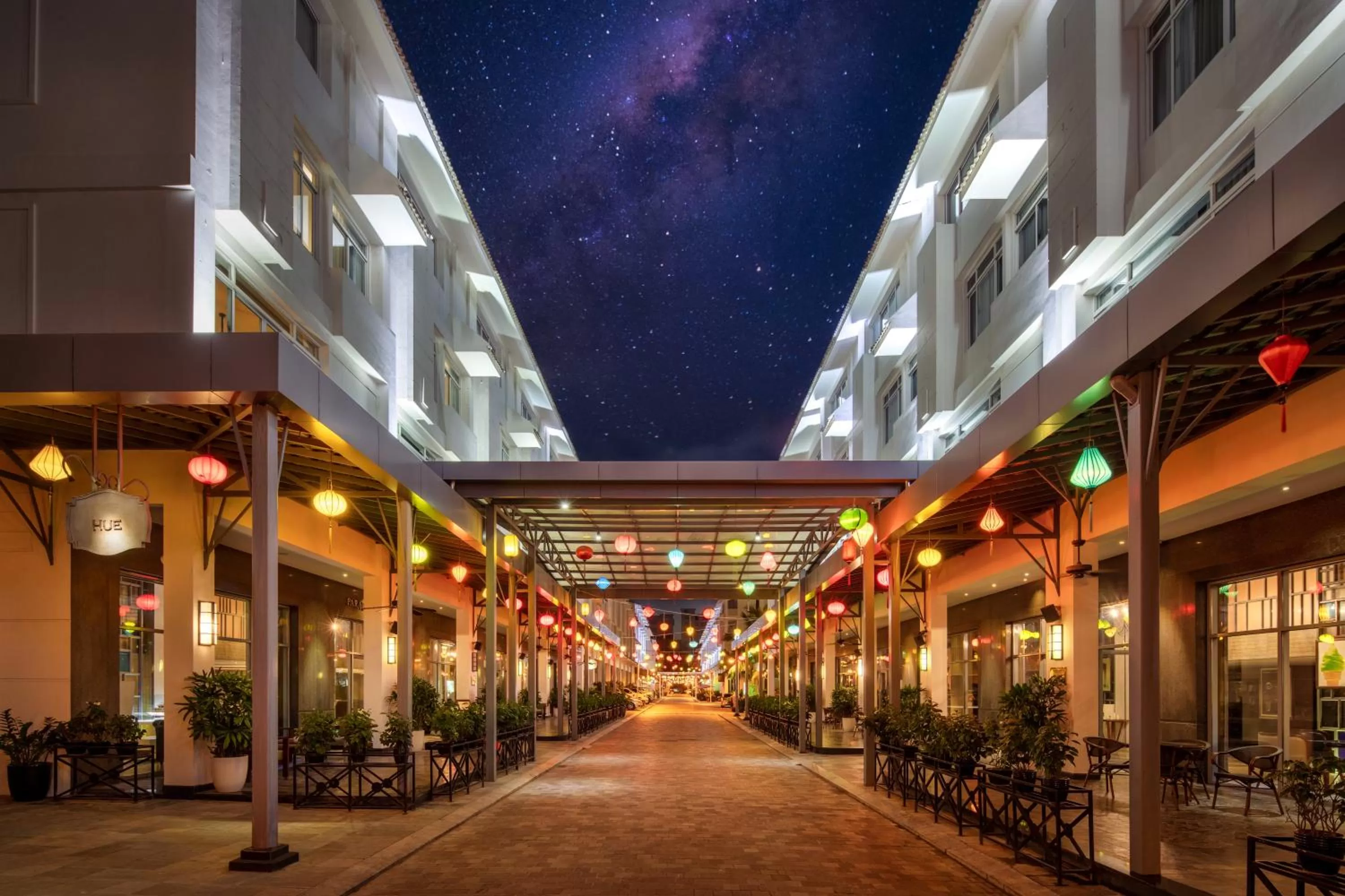 Property building in Paradise Suites Hotel