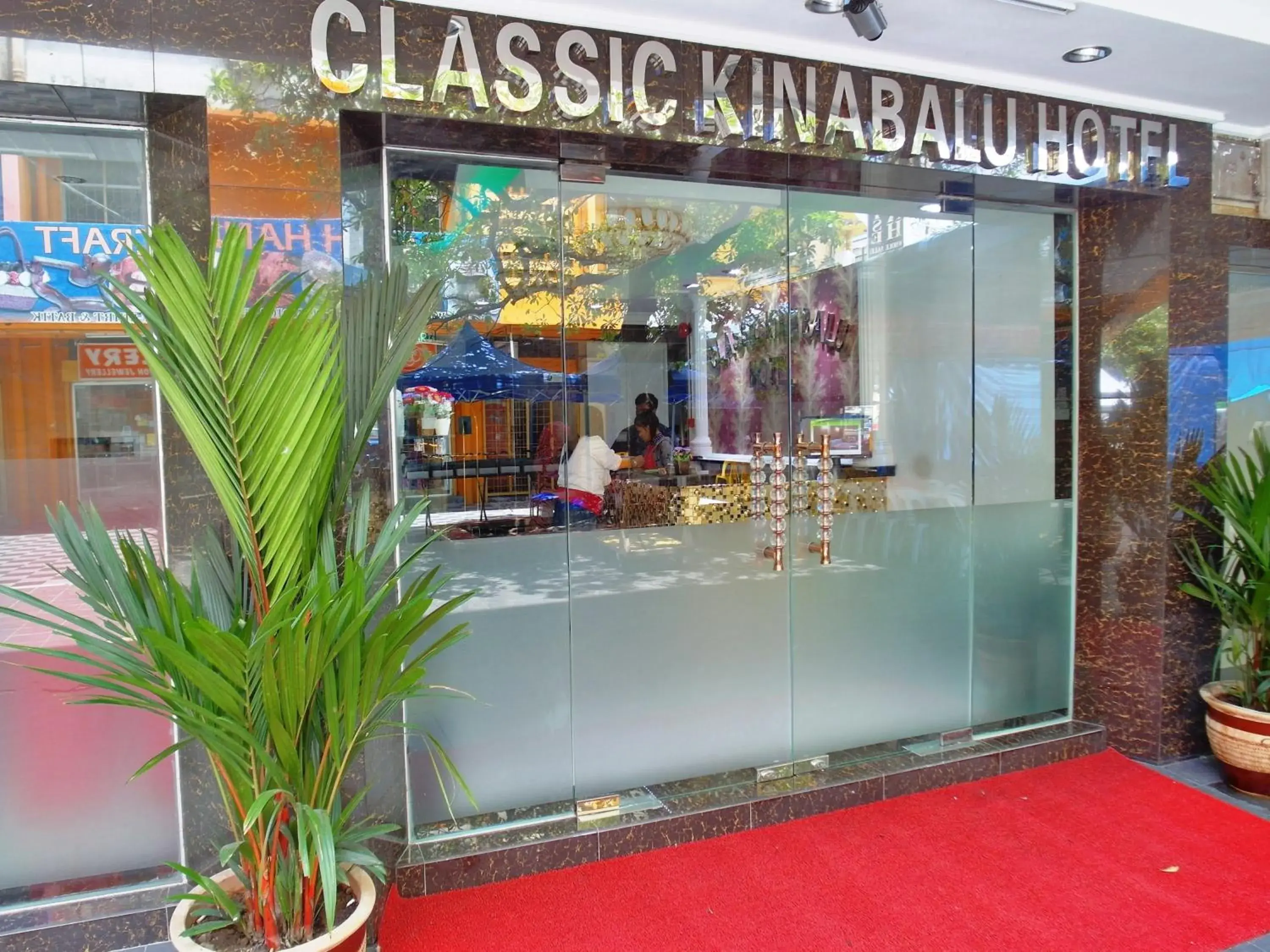 Facade/entrance in Classic Kinabalu Hotel
