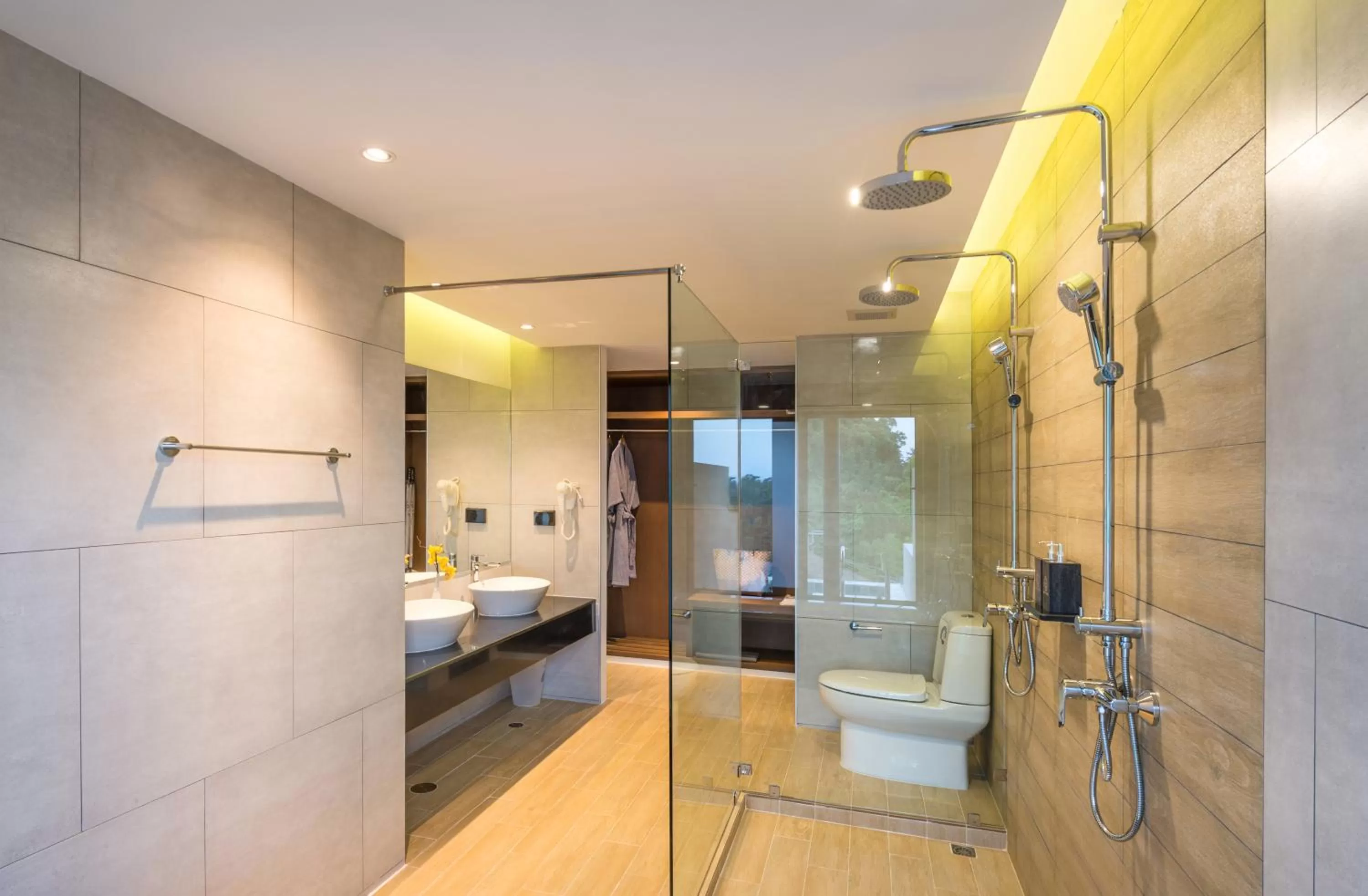 Shower in Cher​mantra​ Aonang​ Resort & Pool​ Suite