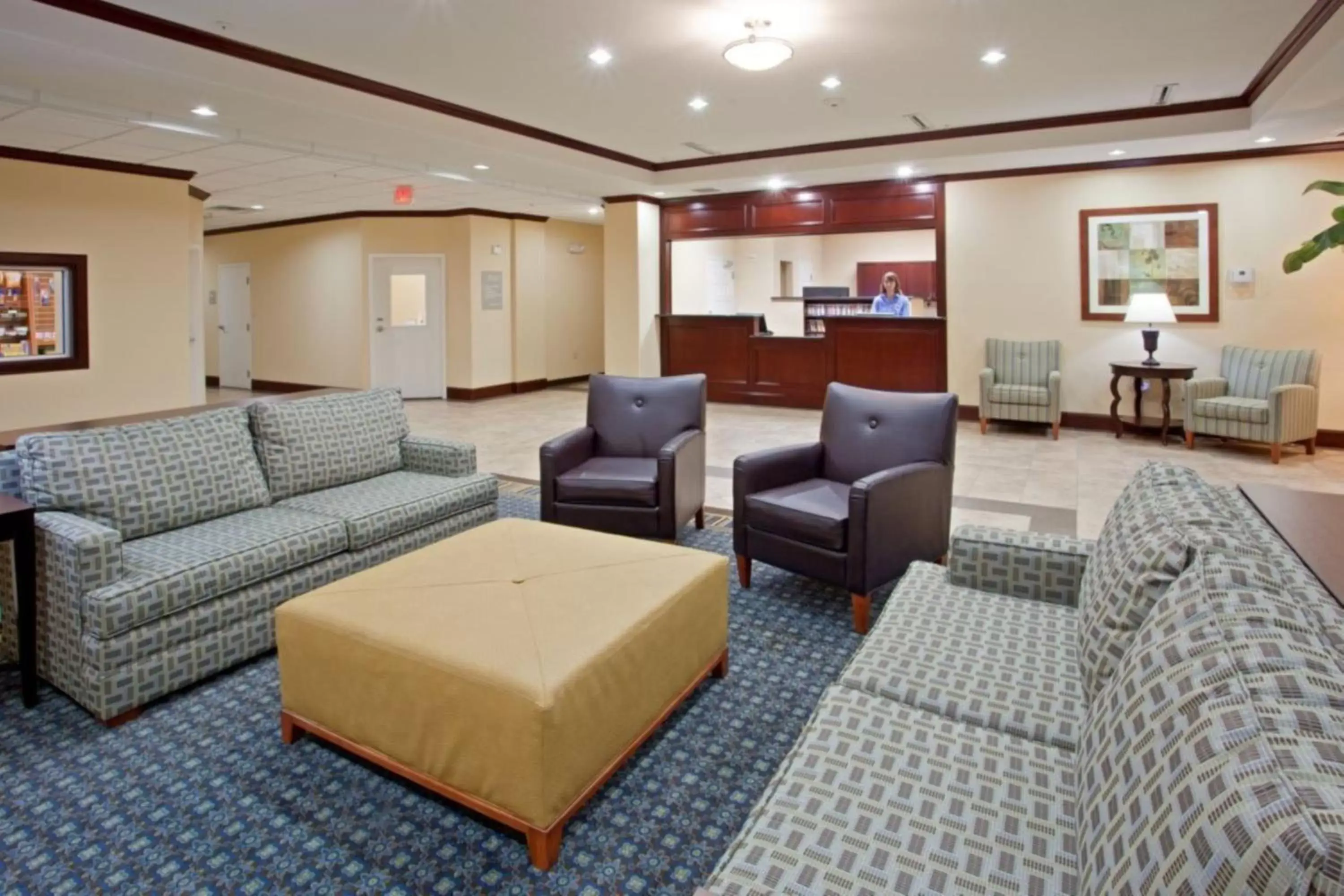 Property building, Seating Area in Candlewood Suites League City, an IHG Hotel