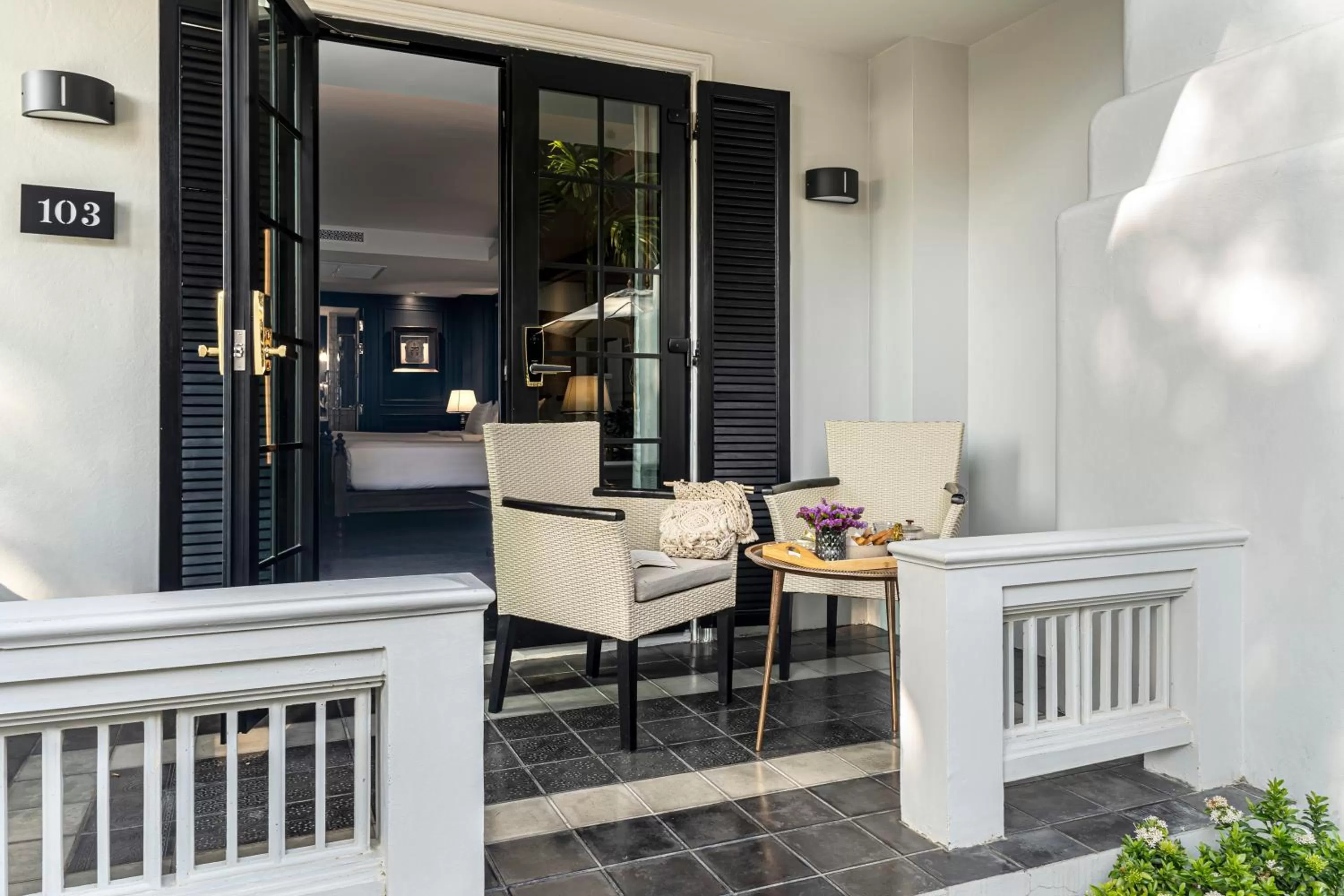 Patio in Buri Sriping Riverside Resort & Spa