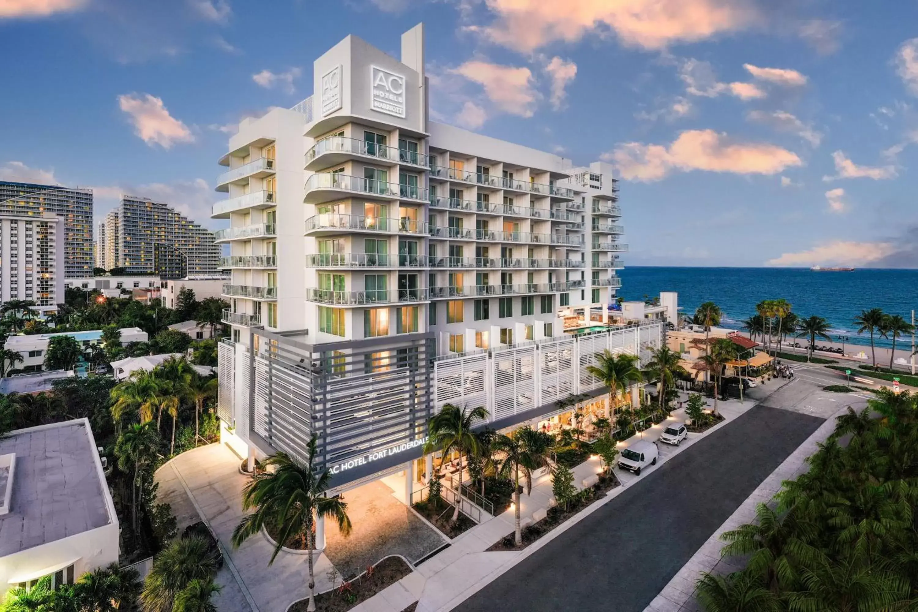 Property building in AC Hotel by Marriott Fort Lauderdale Beach