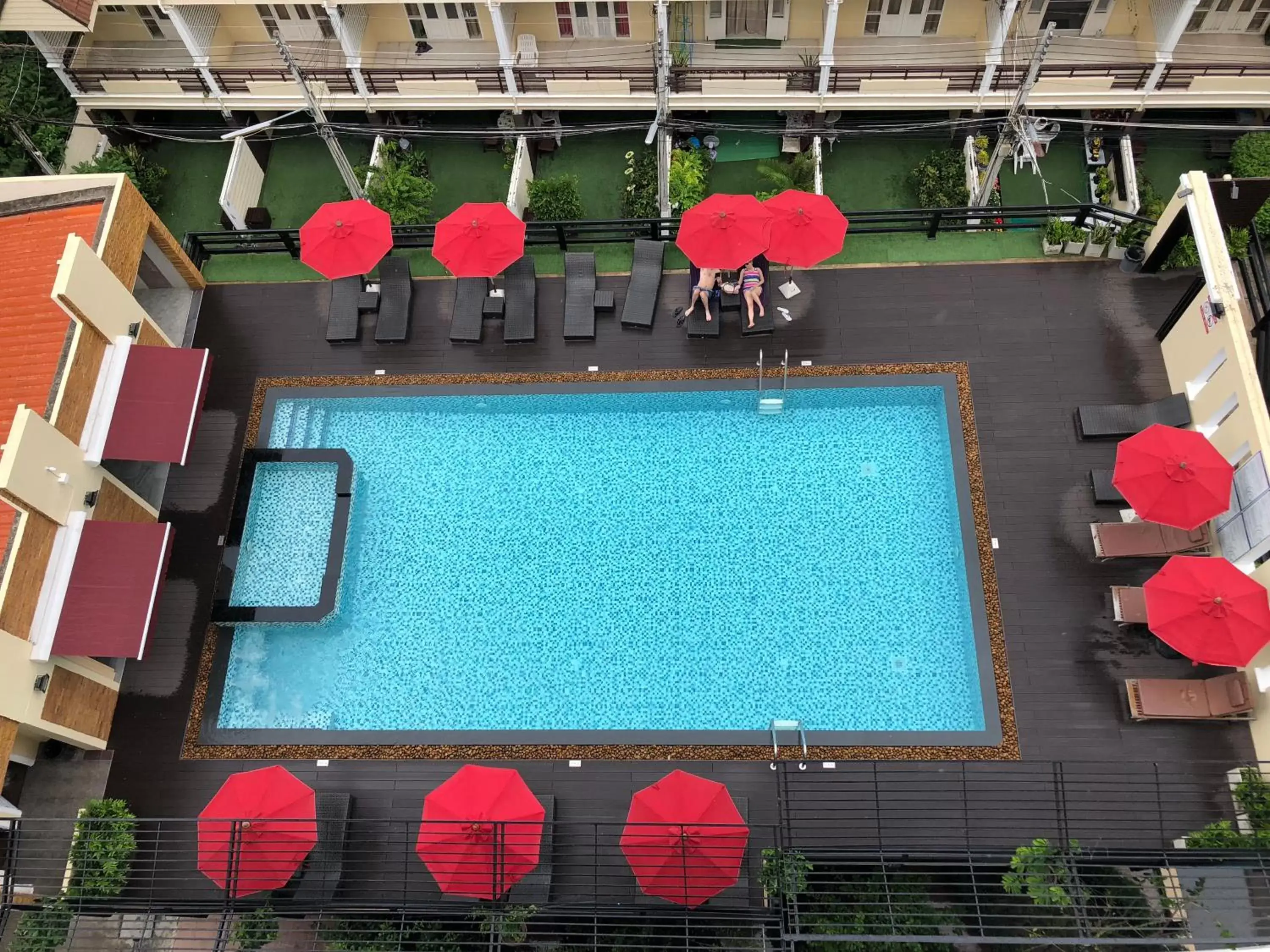 Swimming pool, Pool View in Golden Sea Pattaya - SHA Extra Plus