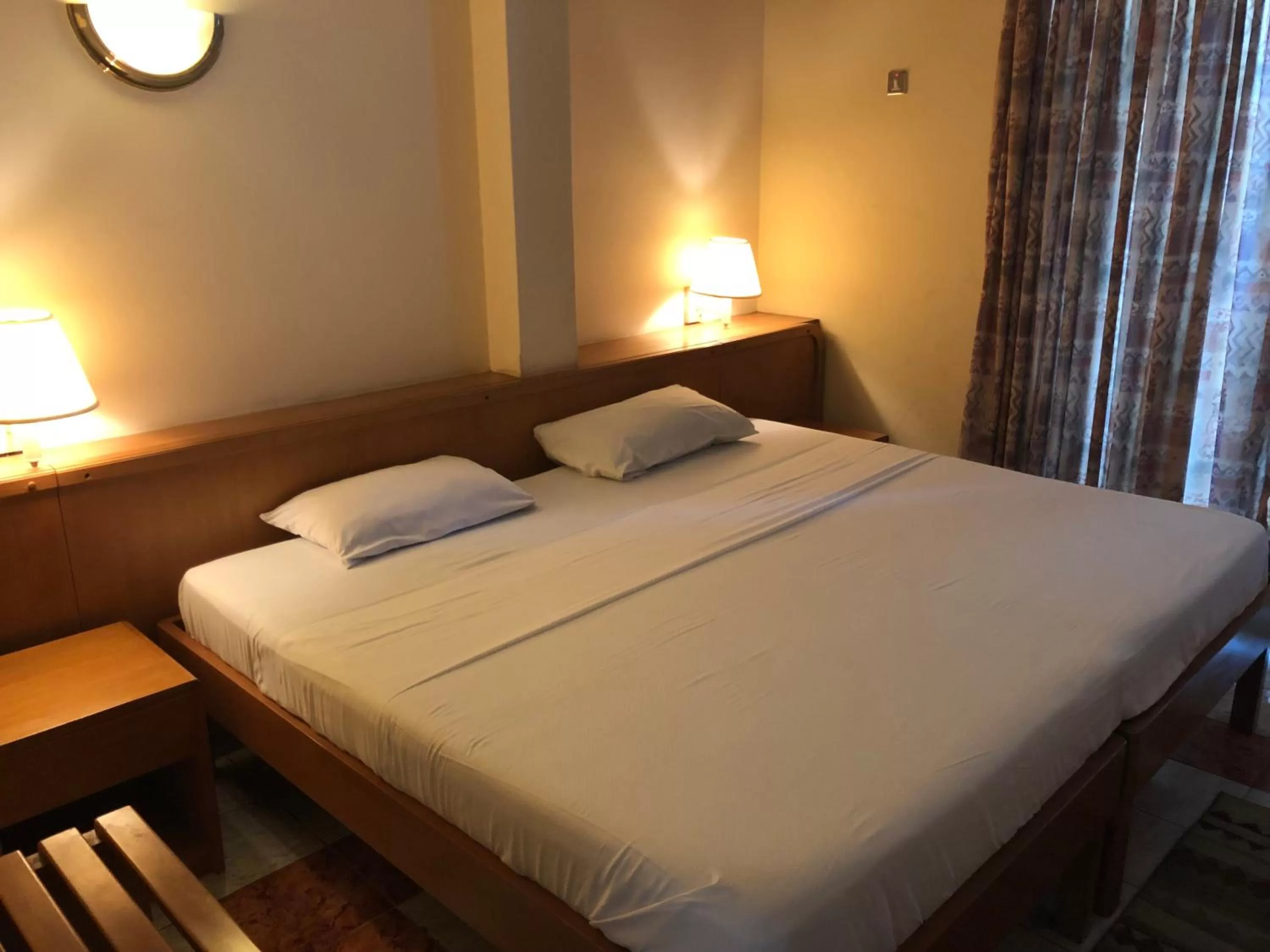 Bed in Maple Leaf Korean Hotel