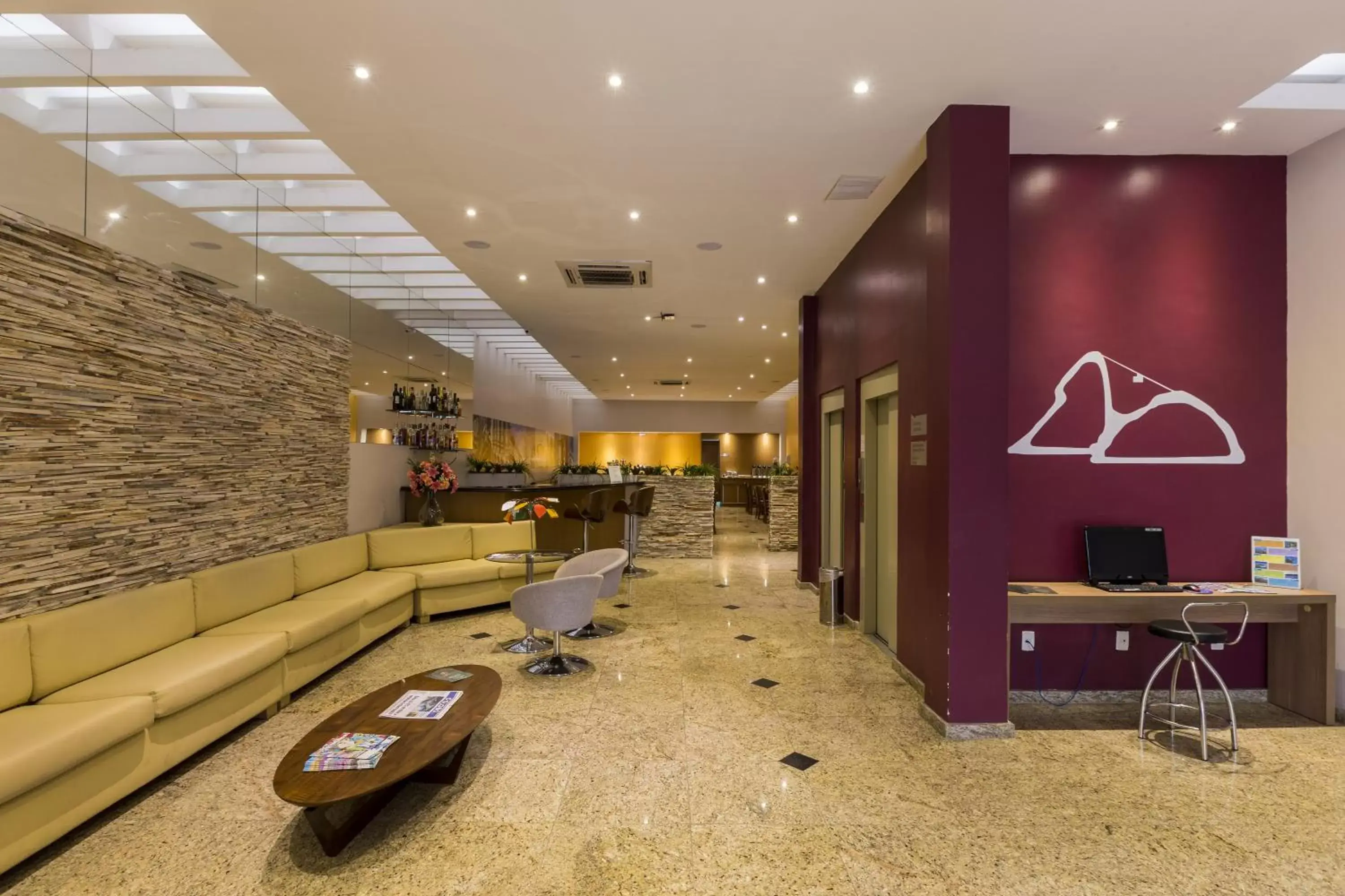 Lobby or reception in Pompeu Rio Hotel