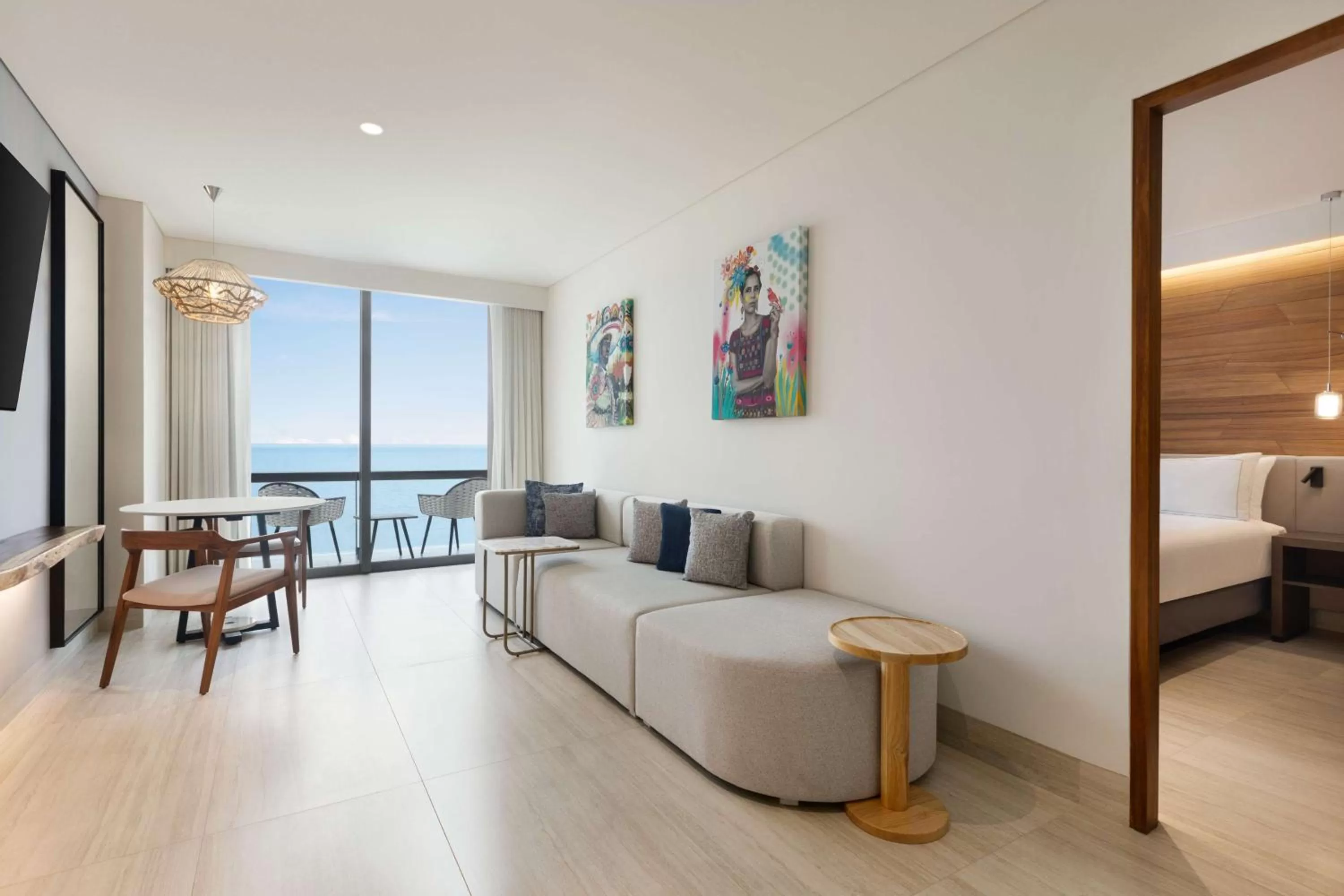 Bedroom, Bed in Hilton Cancun, an All-Inclusive Resort