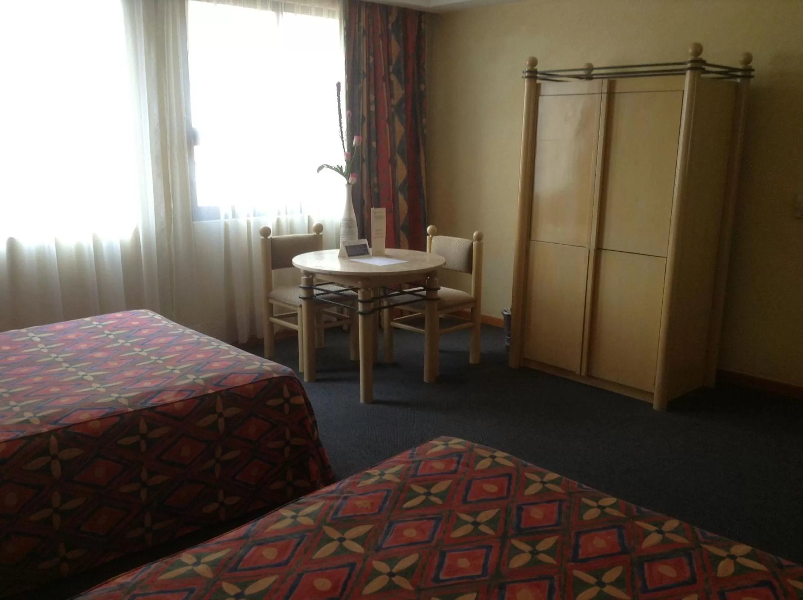 Decorative detail, Bed in Hotel Sevilla