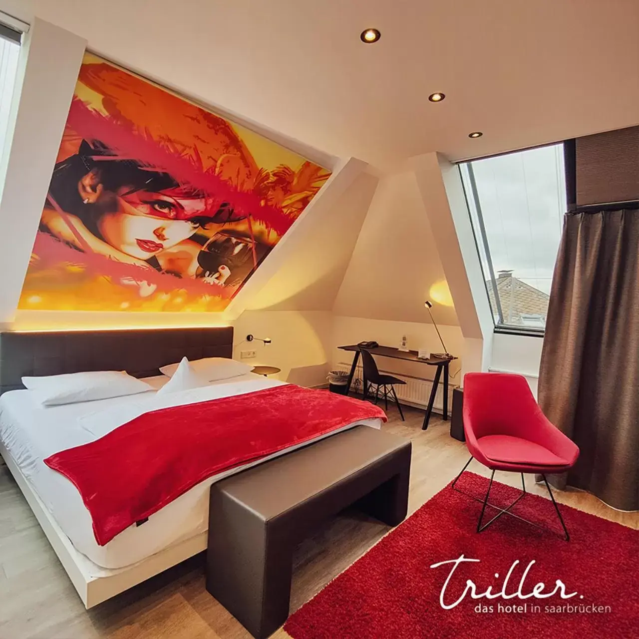 Bed in Hotel Am Triller - Hotel & Serviced Apartments
