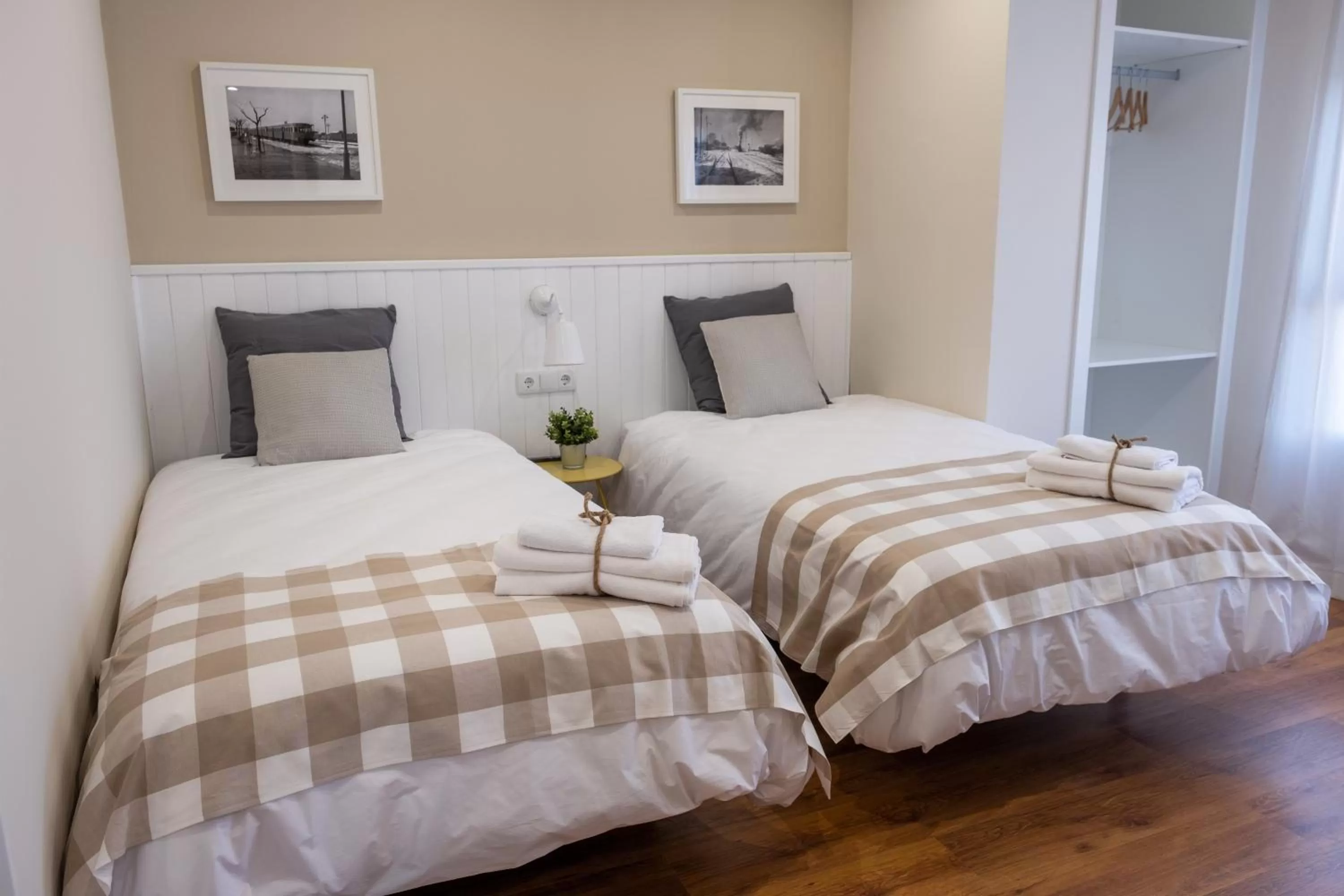 Bed in Hotel Bienvenidos Rooms Xàtiva