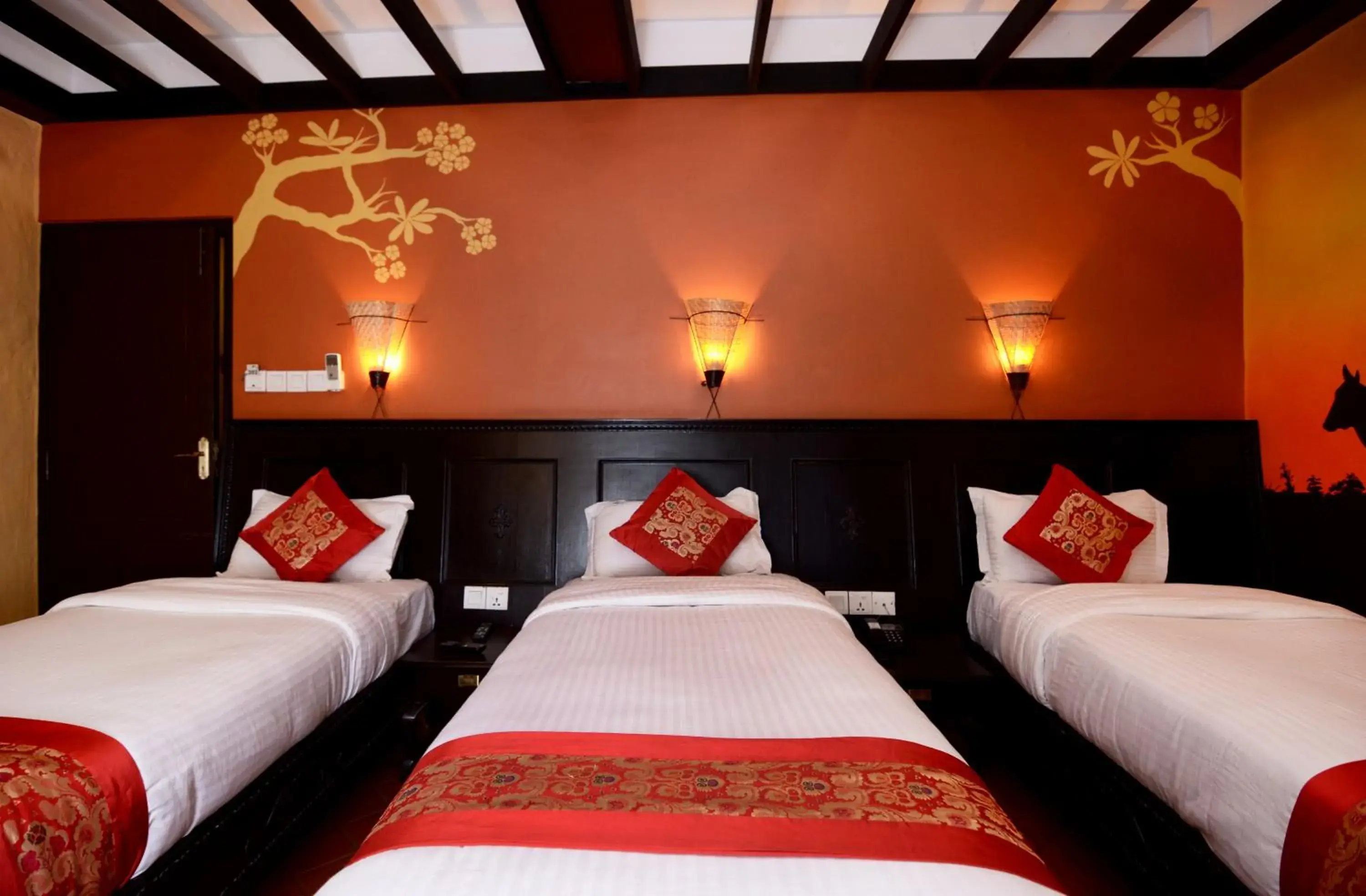 Photo of the whole room, Bed in Kasthamandap Boutique Hotel