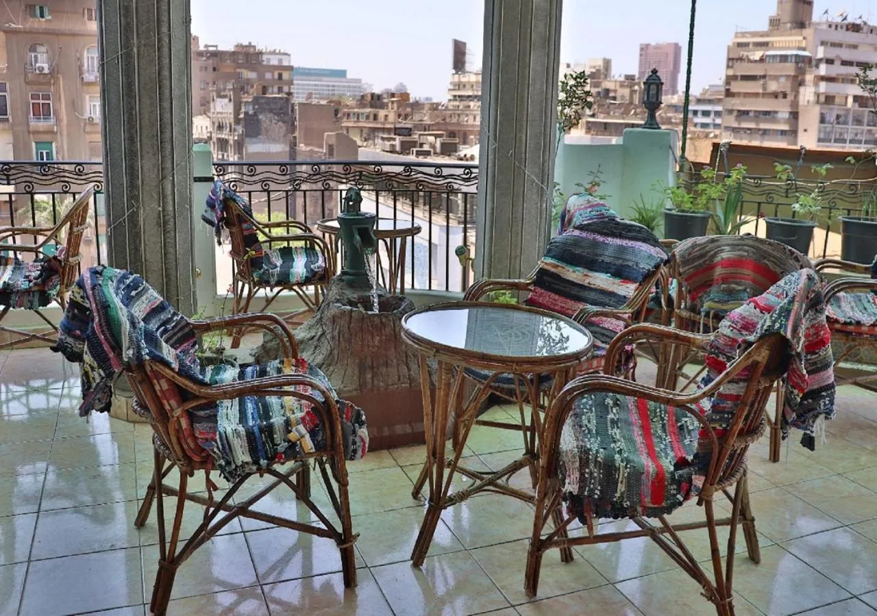 Balcony/Terrace in Cecilia Hostel