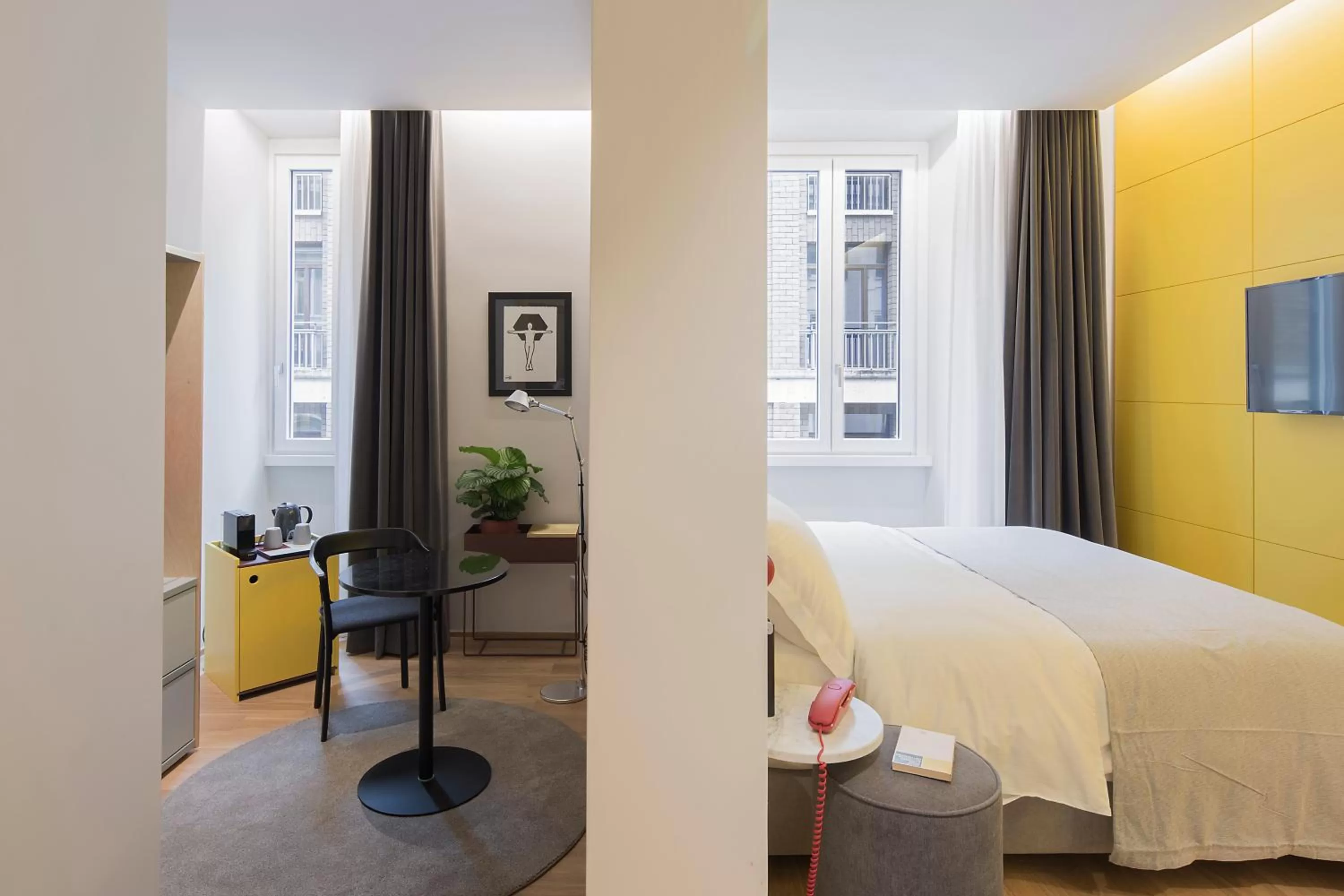 Bed in The Radical Hotel Roma