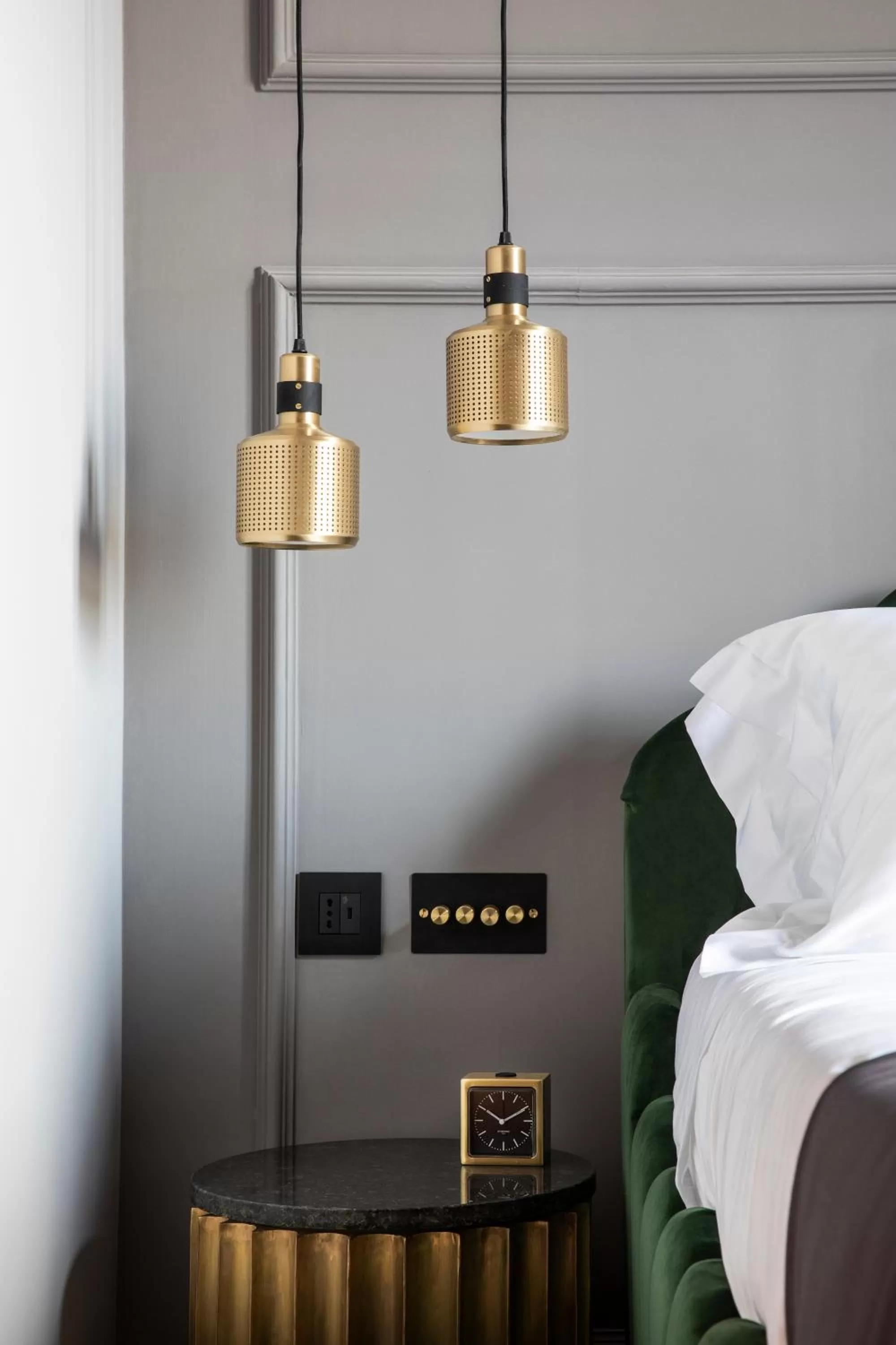 Decorative detail, Bed in Chapter Roma