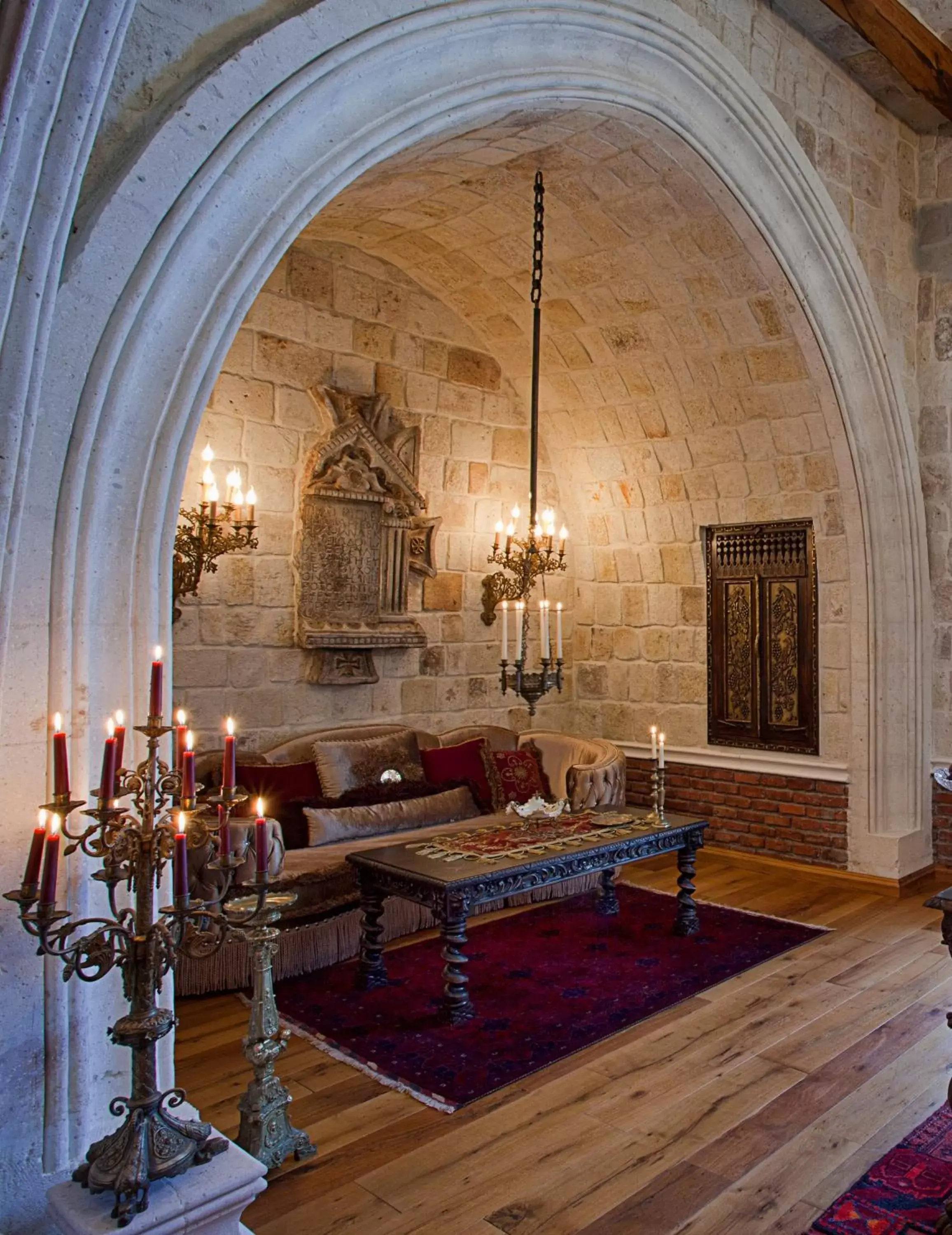 Seating area in Sacred House