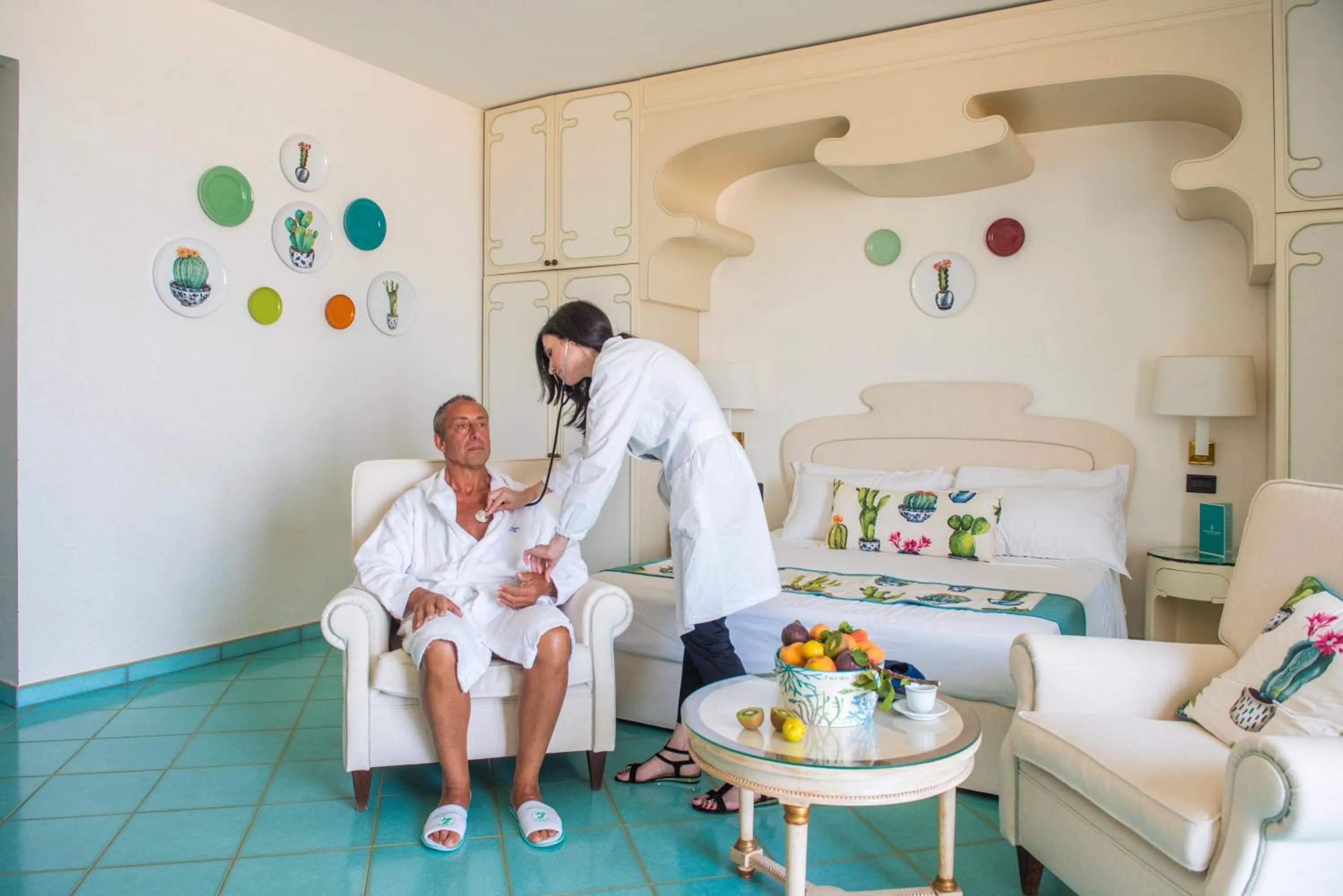 People in Grand Hotel Terme