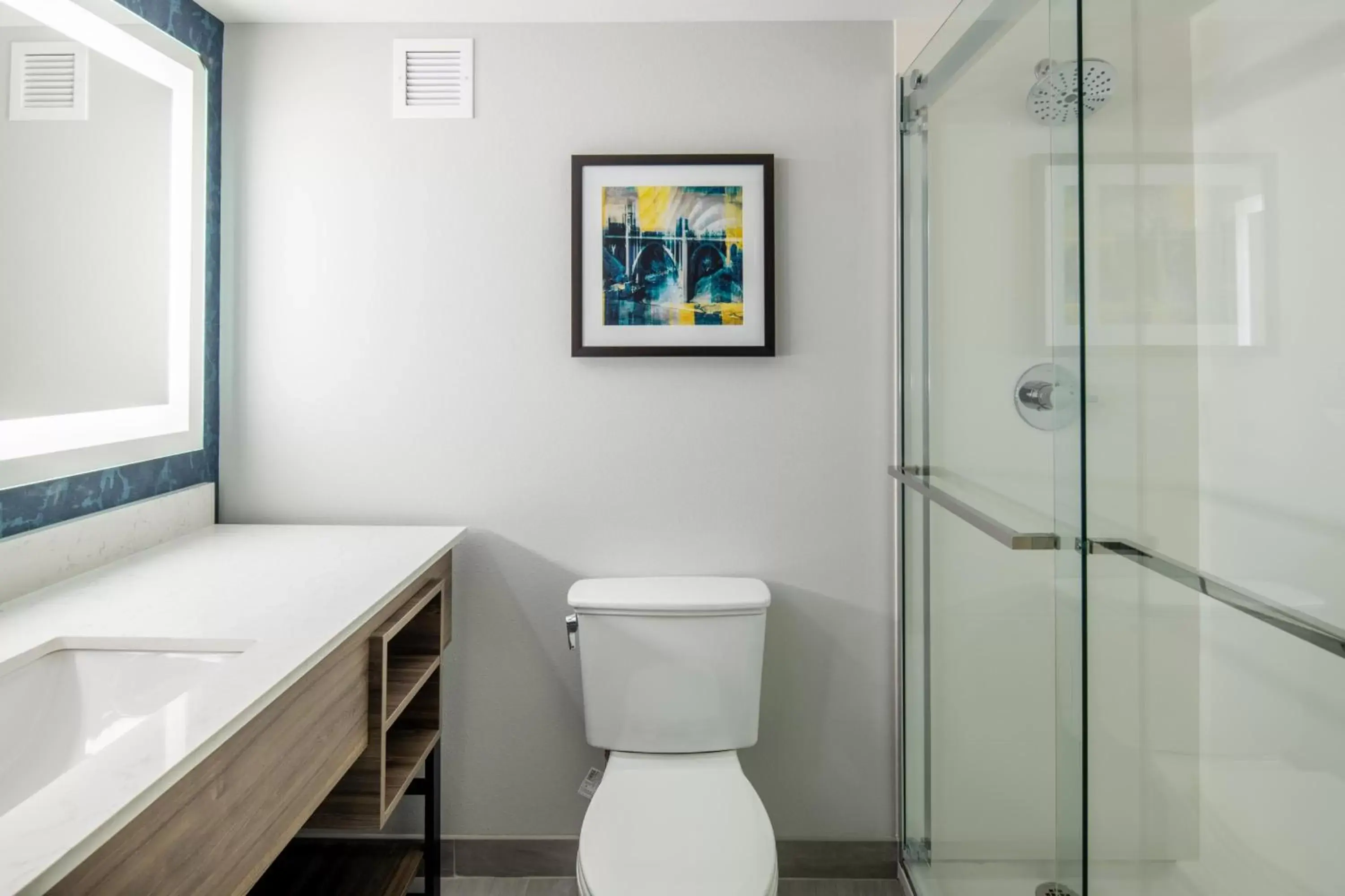 Shower, Bathroom in La Quinta Inn & Suites by Wyndham Spokane Downtown