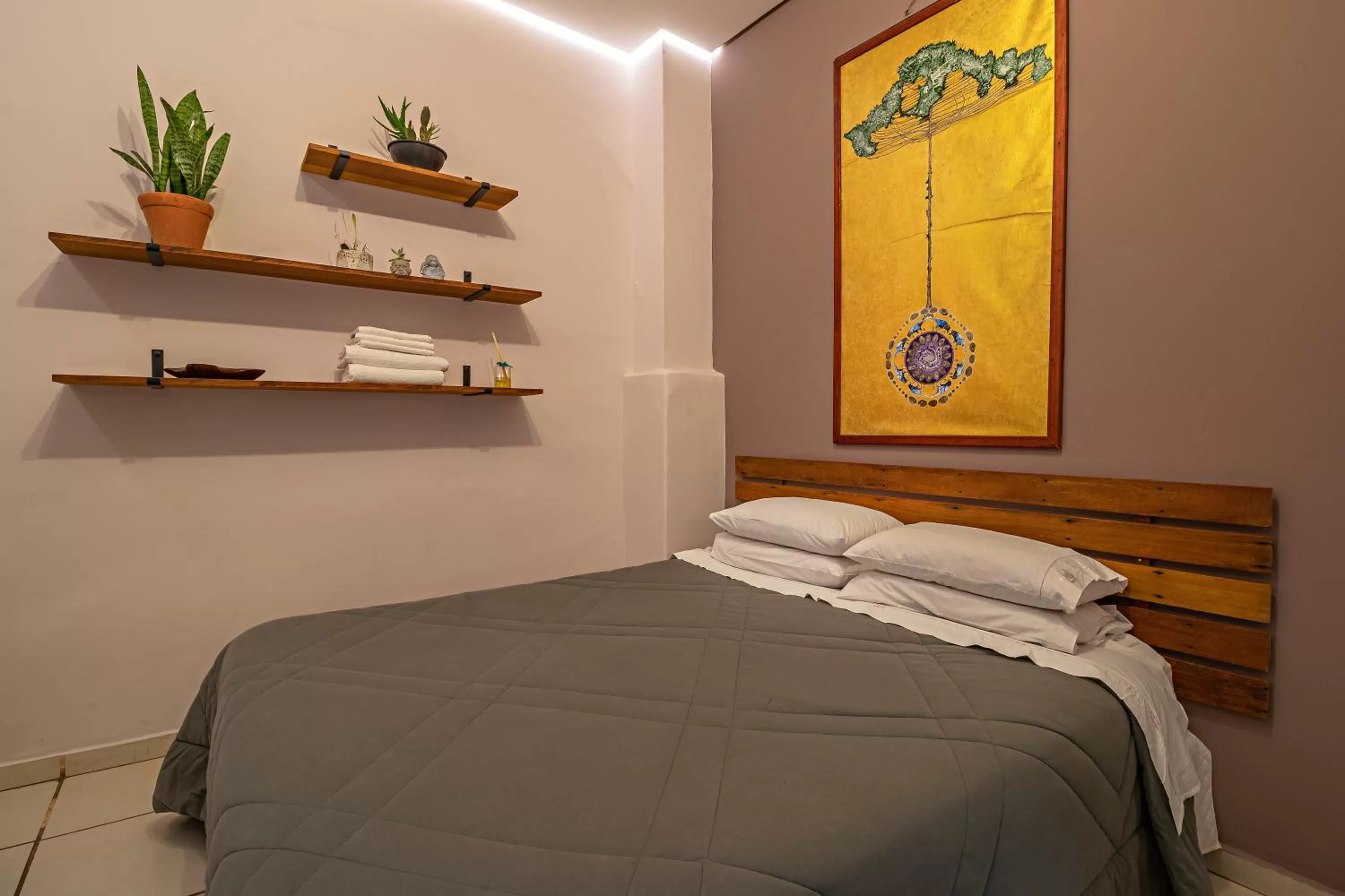 Bed in Suítes no Quintal