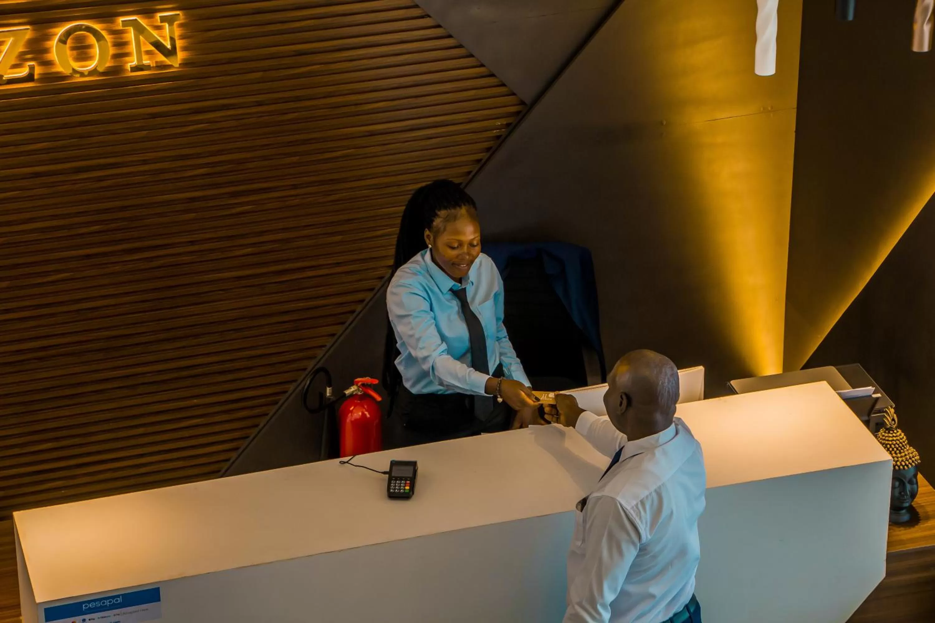 Staff in Hotel Horizon Entebbe