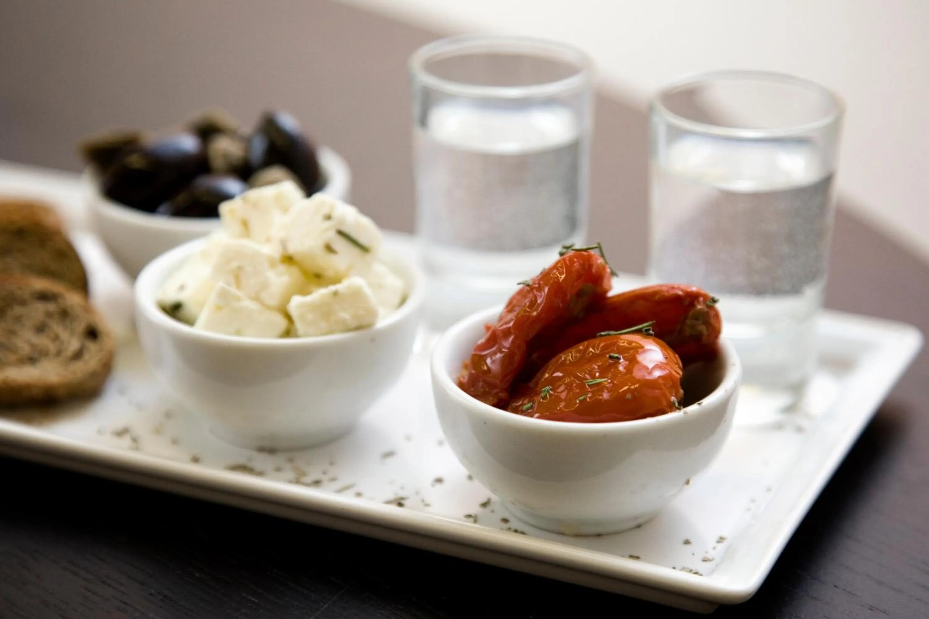 Food and drinks in O&B Athens Boutique Hotel