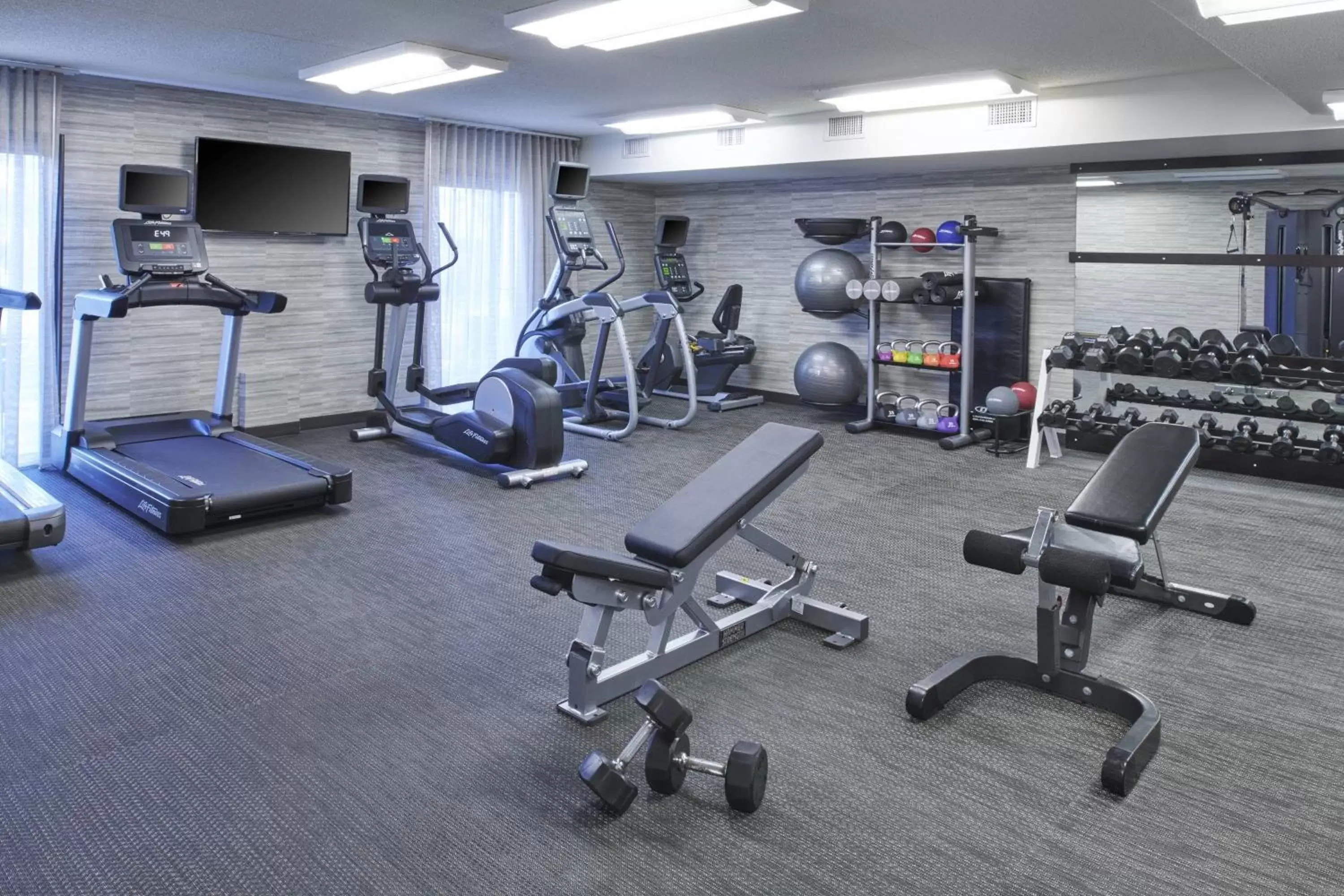 Fitness centre/facilities, Fitness Center/Facilities in Courtyard by Marriott Detroit Troy